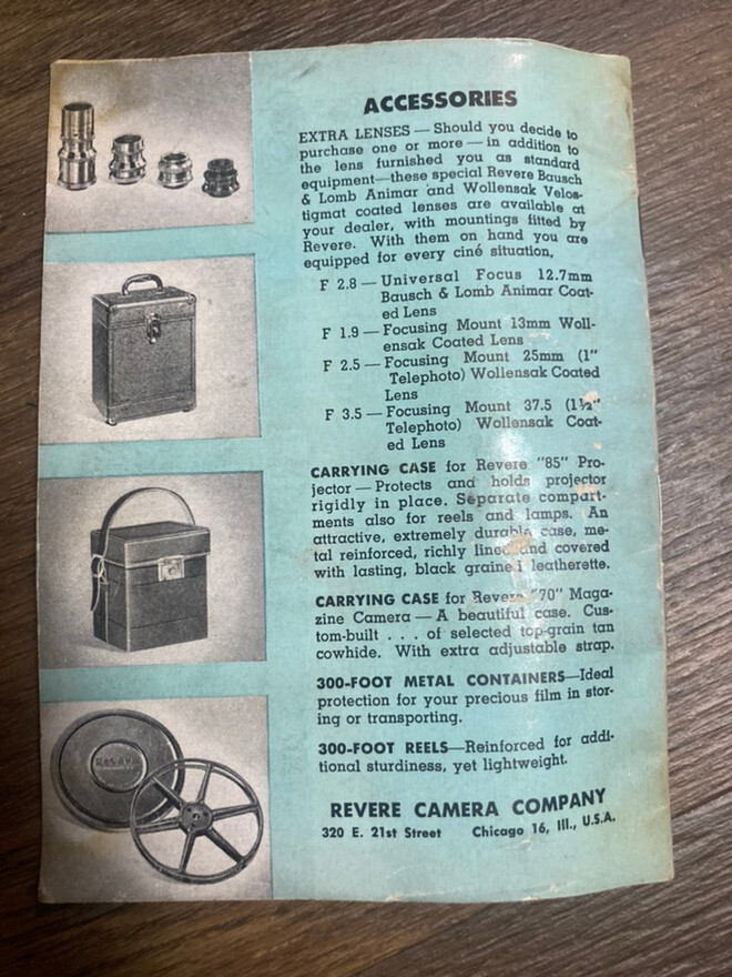 Vtg 1940’s & 1950’s Camera Accessories Revere Film Splicer Weston Powerlite &Mor