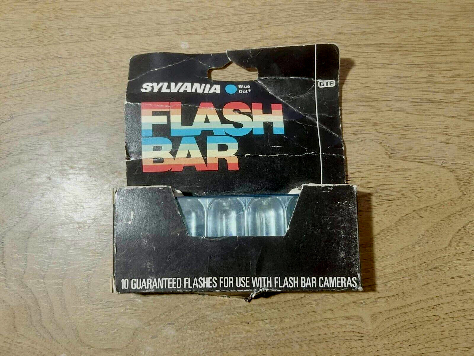 Vintage Flash Bar Sylvania GE Blue Dot in Box