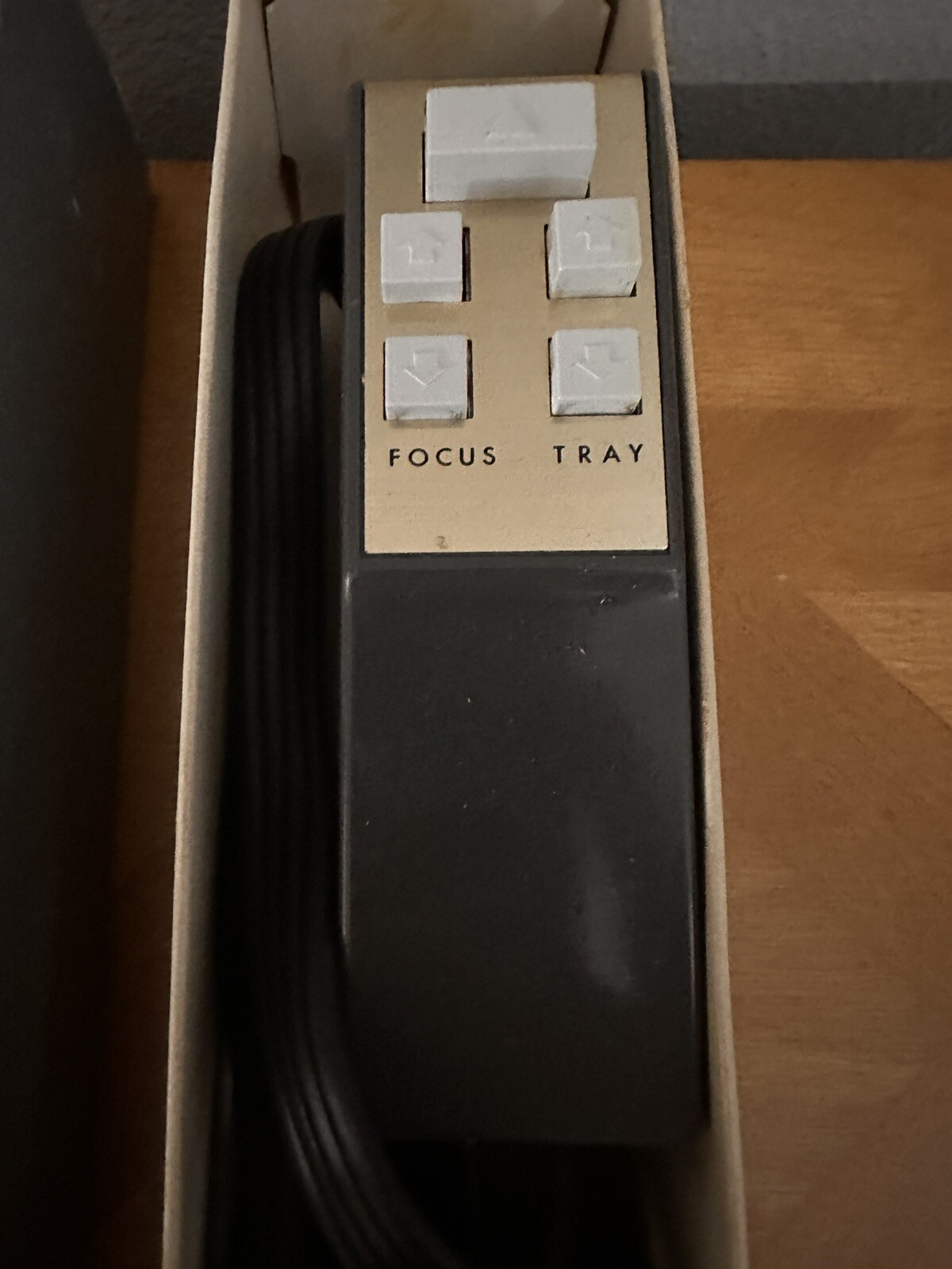 Original 1960’s ANSCO Anscomatic II Slide Projector REMOTE CONTROL with Orig BOX