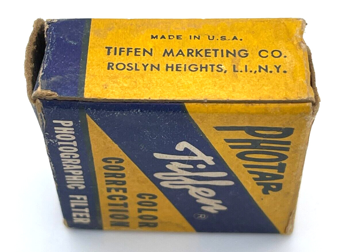 Tiffen Photar Color Correction Photographic Filter Vintage Advertising Box Only