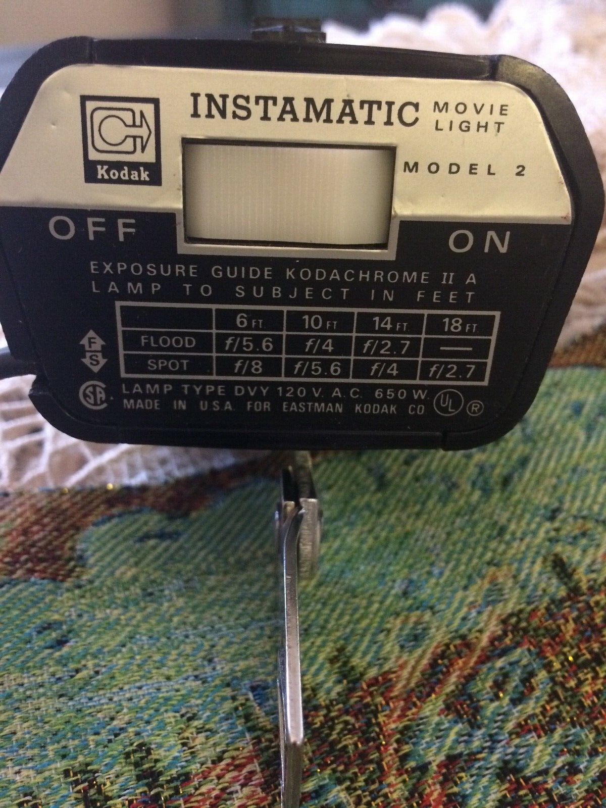 Kodak Instamatic Movie Camera Light Model 2 (D376) With Manual & Box – FREE SHIP