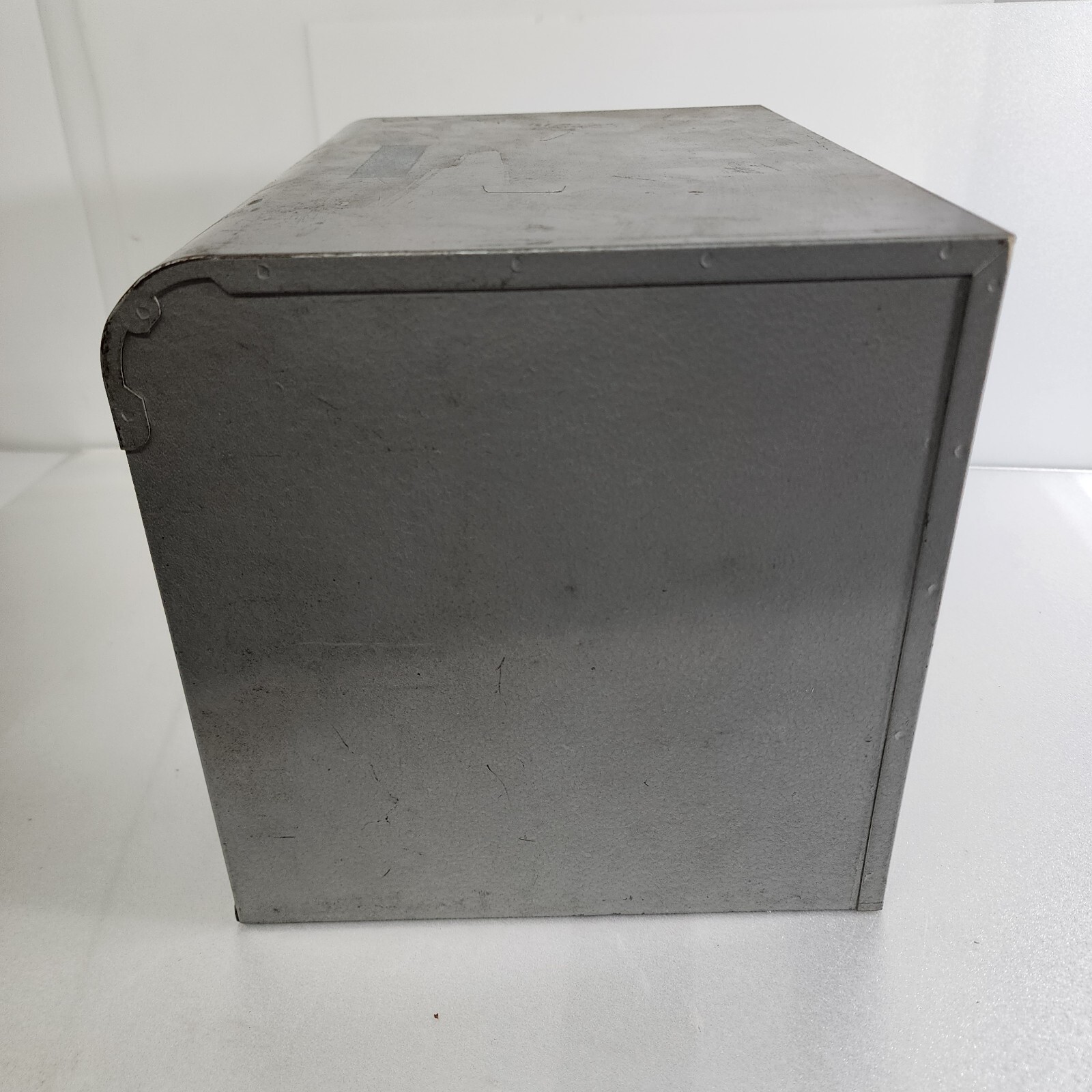 Vintage Brumberger Dark Room Roll Top Film Storage Box 12x9x9″