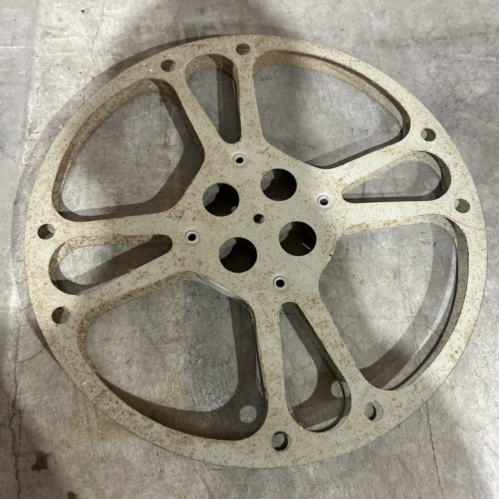 Large Vintage Movie And Slide GOLDBERG BROS Reel PAT D-1220T7 CB DENVER COLO