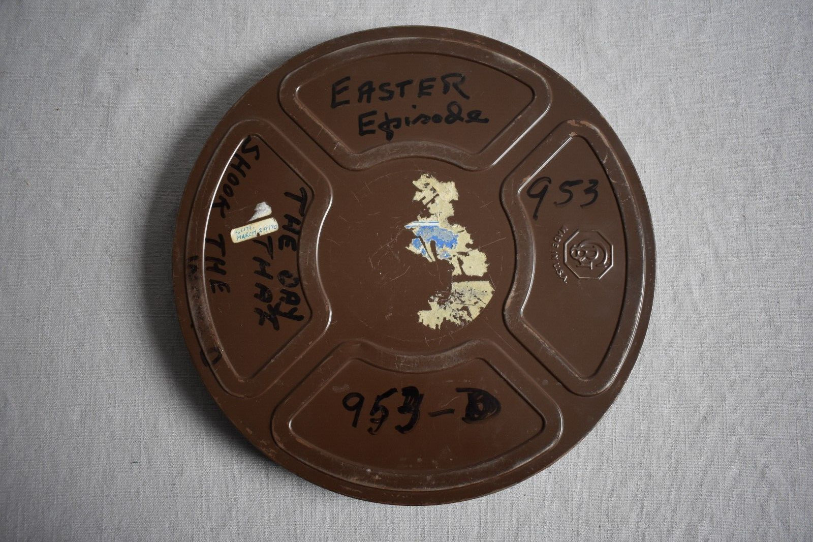 Vintage 16MM Film The Day that Shook the World Easter 12 1/4″ Goldberg Bros