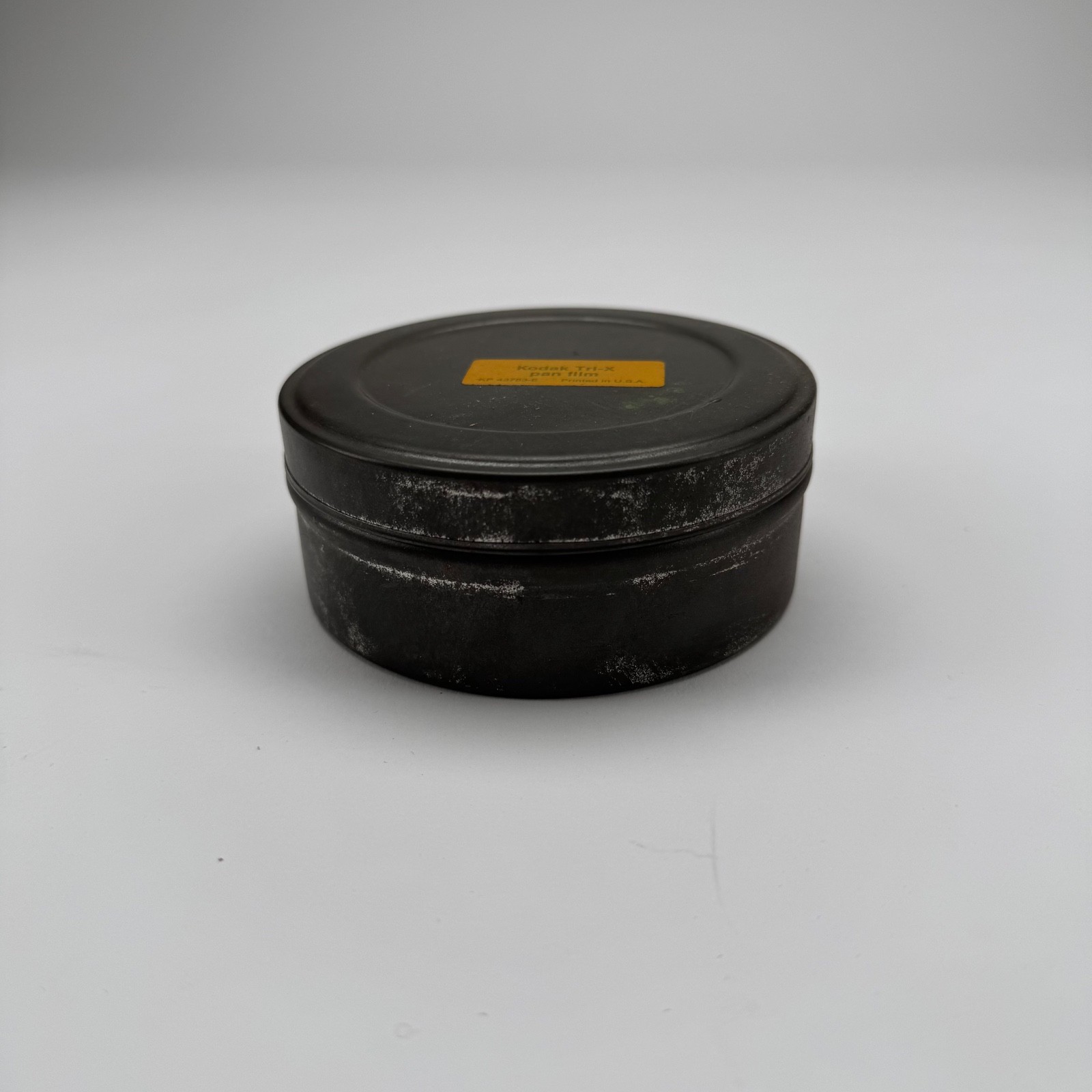 Kodak Tri-X Pan Film Metal Canister Tin Empty 4” GT 5252 Made in USA Vintage