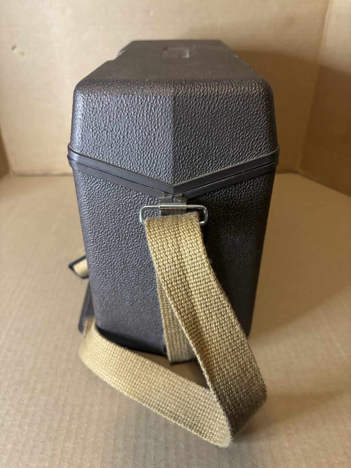 Vintage KONICA Hard Shell Camera Case / Box with Strap Made in Japan Rare HTF