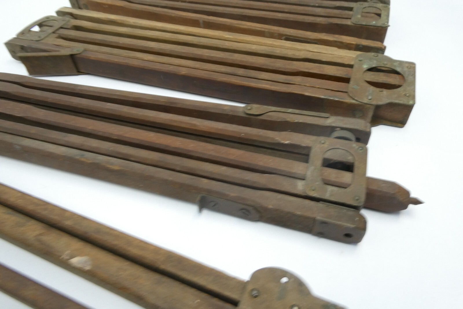 Brass Wood Legs Parts US Engr Dept Folmer Schwing Eastman Kodak Tripod Legs 1914