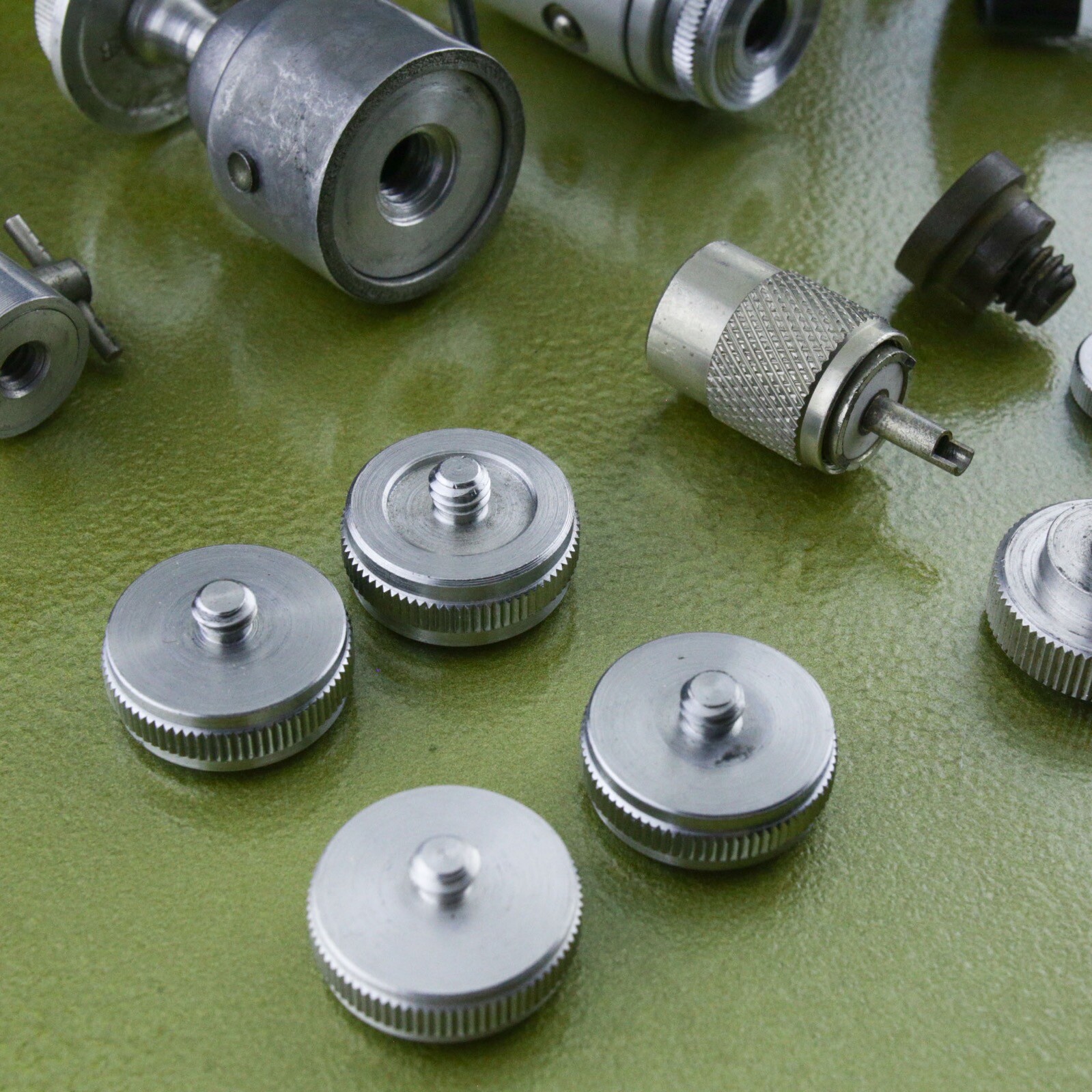 vintage TRIPOD part screw mini wheel ball head 1/4 & 3/8 Made in Germany #02 ☆☆☆