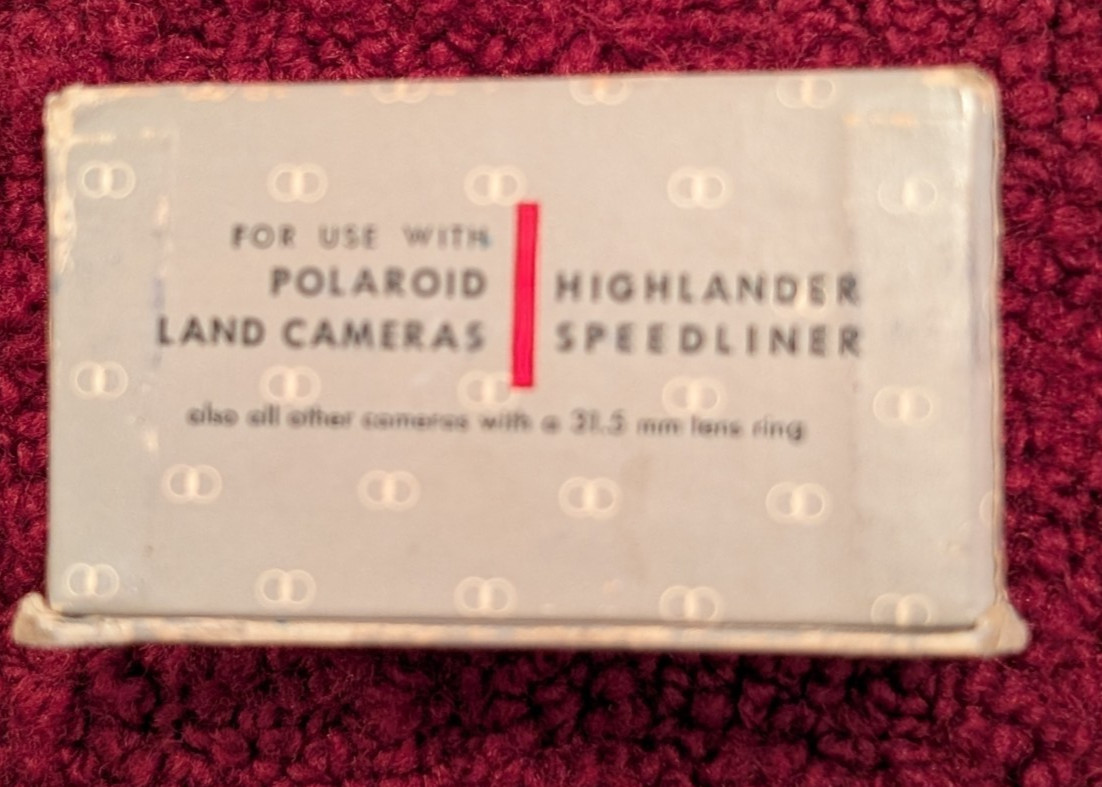 Polaroid Close-Up Lens Kit 540 w/ Leather Case – 3 Lenses In Original Box