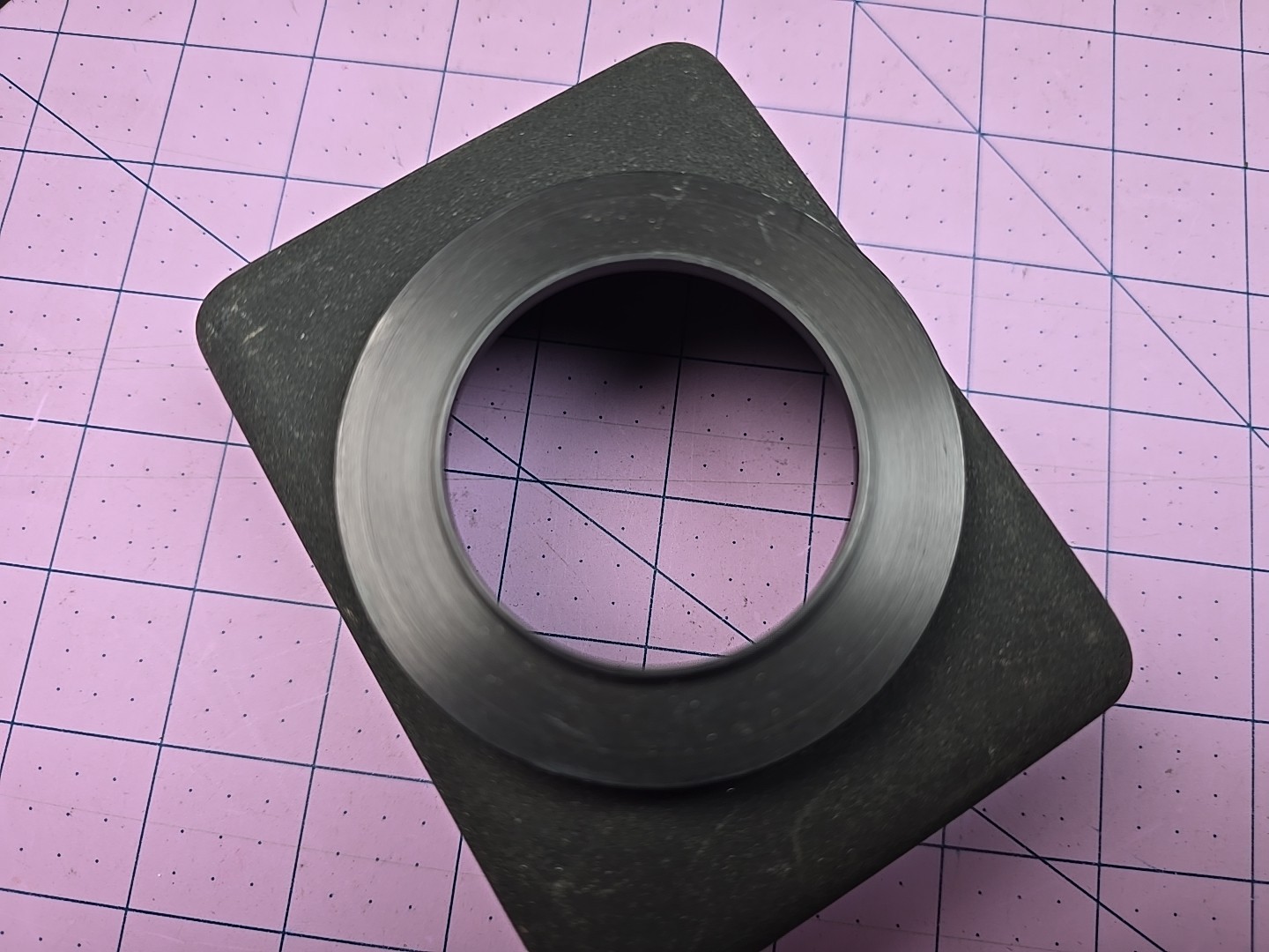 Graflex XL 49mm to Series 8 Step-up Adapter Ring to 66mm with Singer square hood