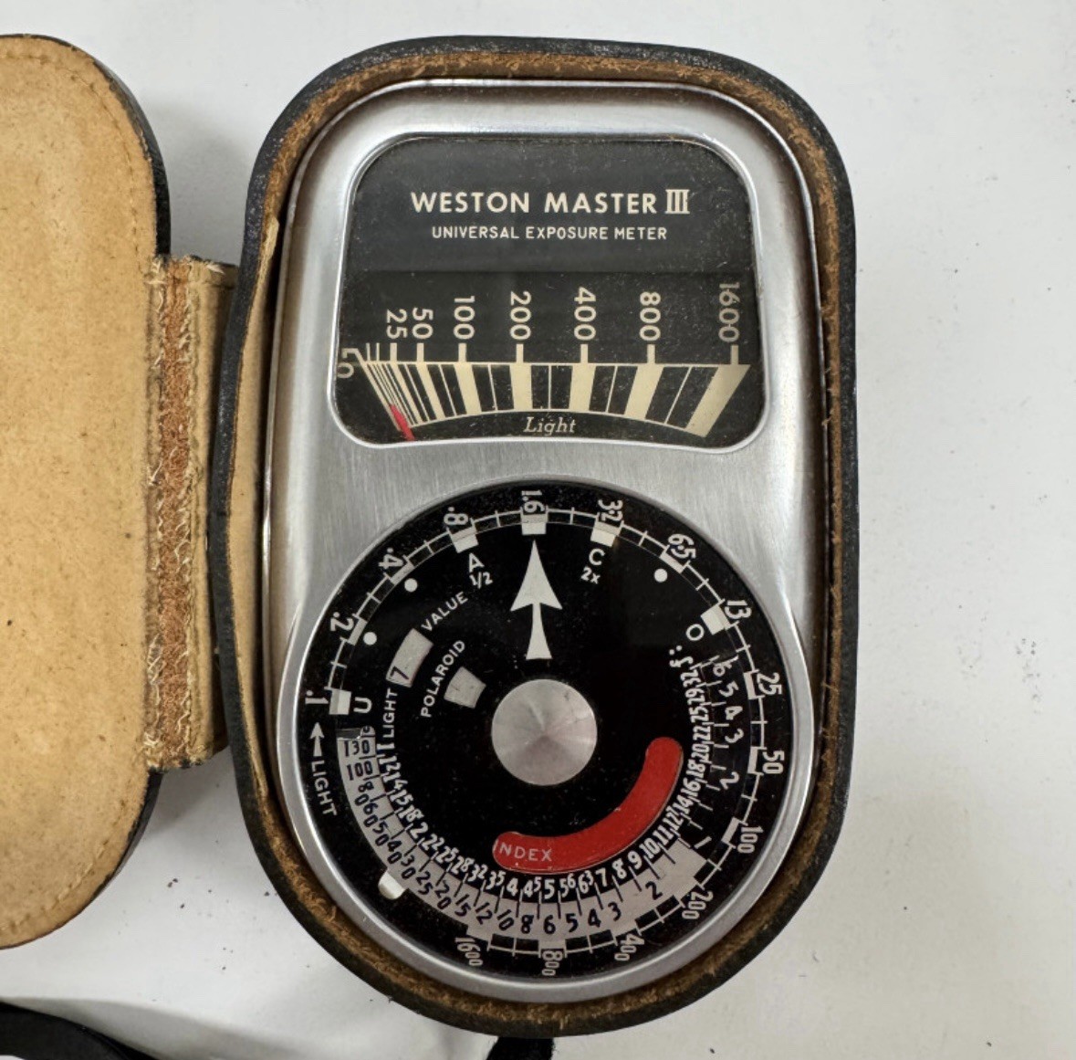 Vintage Weston Master III Light Meter (Model 737) – Made in USA