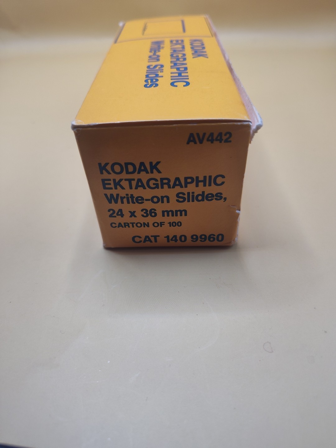 Box of All Most Full Kodak Ektagraphic Write-On Slides Free Shipping
