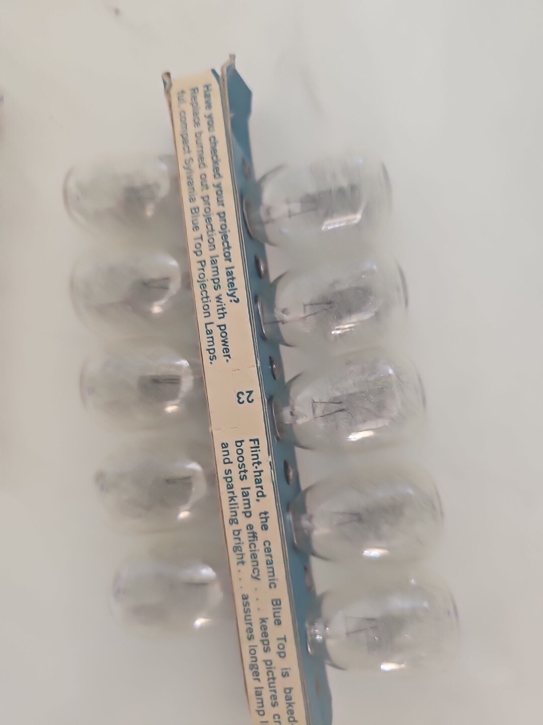 General Electric GE M3 &3 B Flashbulbs Lot of 100 Blue & Clear Flash Bulbs