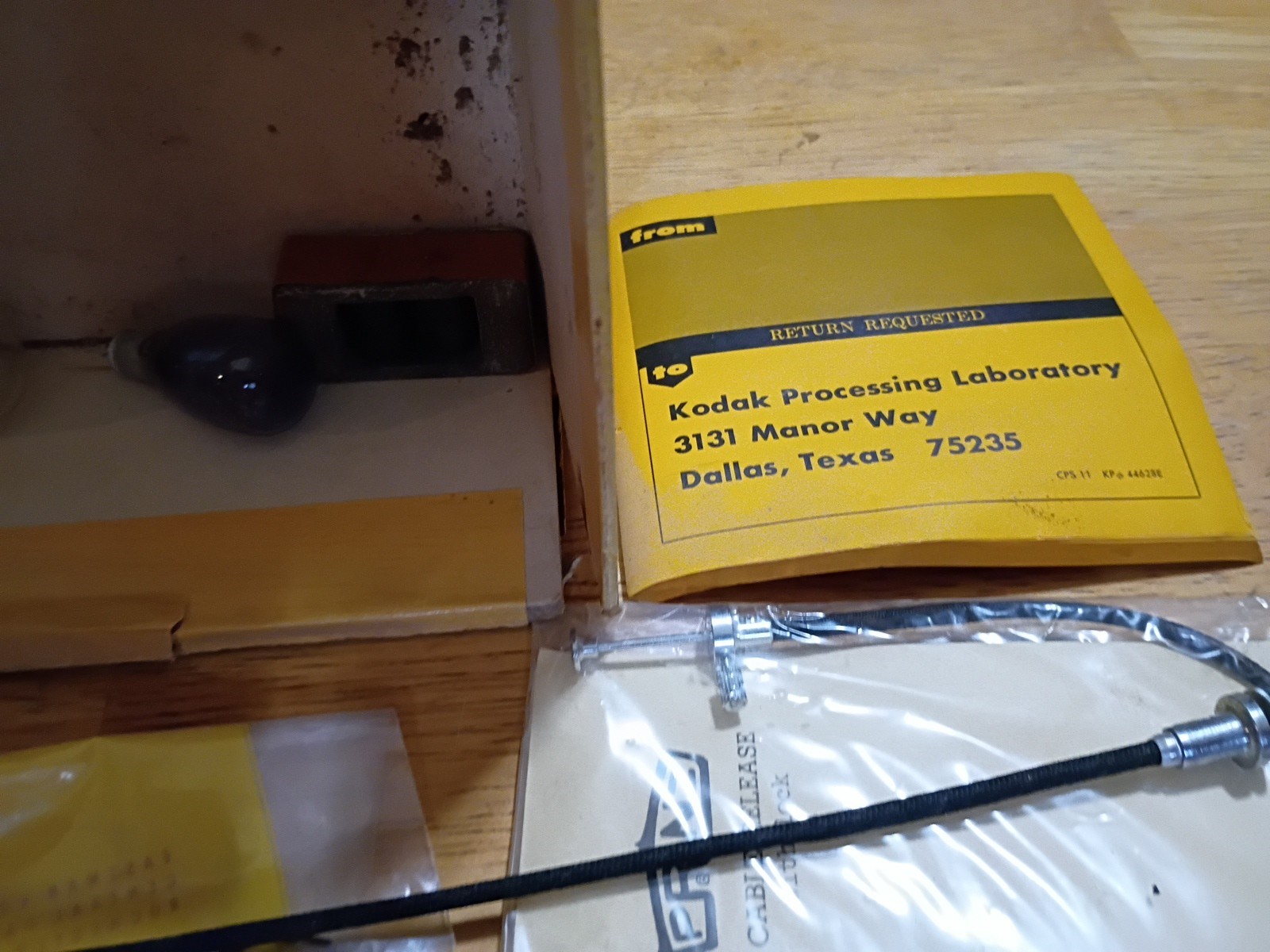 Misc camera parts flash bulbs vintage staplers and more