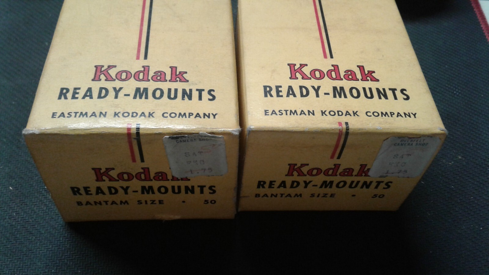 Vintage Kodak Ready-Mounts BANTAM SIZE Slide Mounts – New Old Stock 100+ mounts
