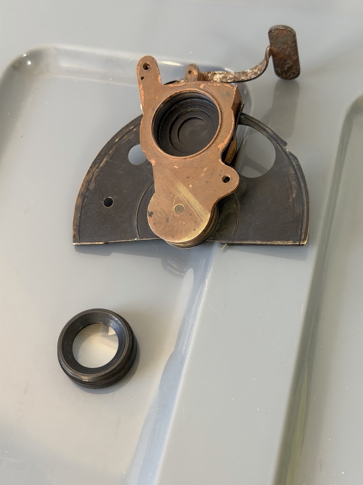 Ultra Rare Kodak String-Set Sector-Style Shutter & Two Lenses 1889-1897 (Work)