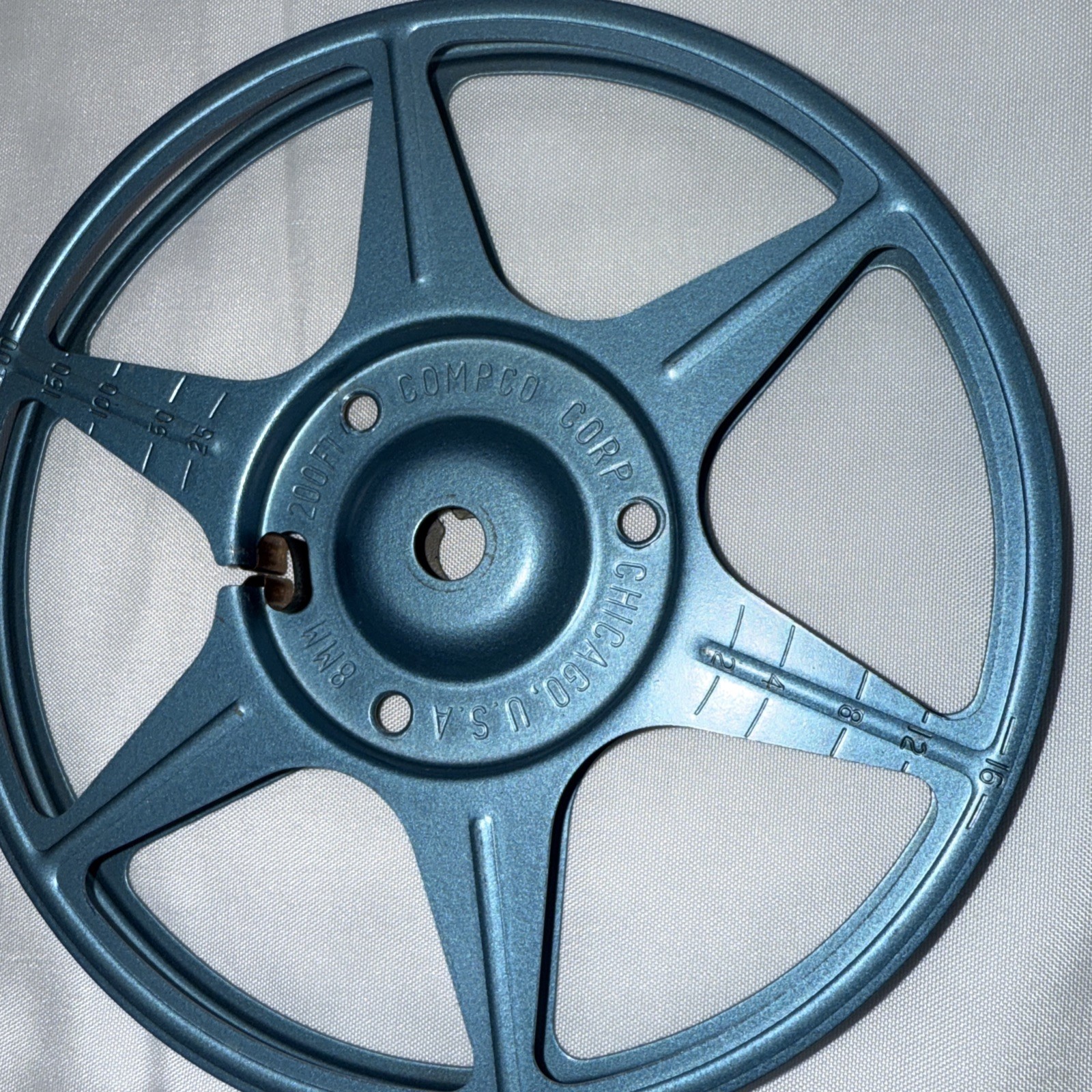 Mixed Lot Compco Std 8mm Film Reels Cans Blue Metal Lot of 6 sets