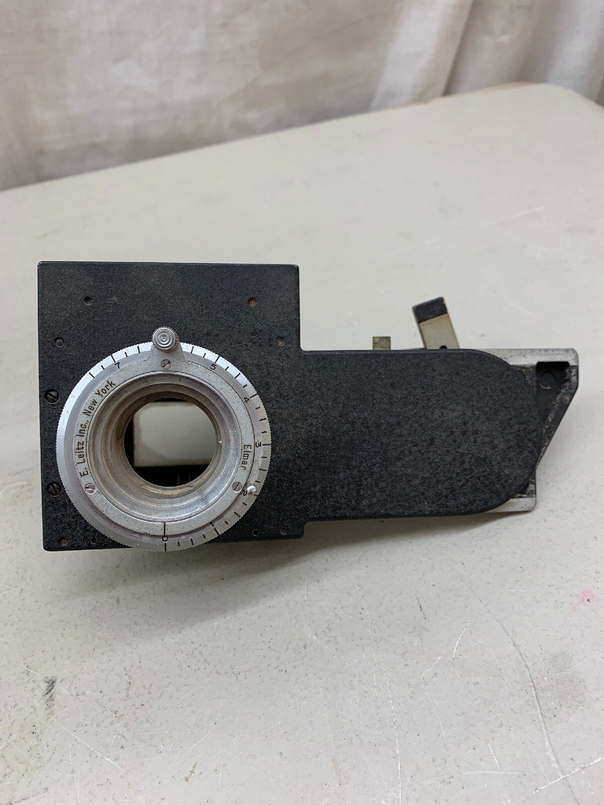 E Leitz inc New York Elmar Camera parts adapter bracket
