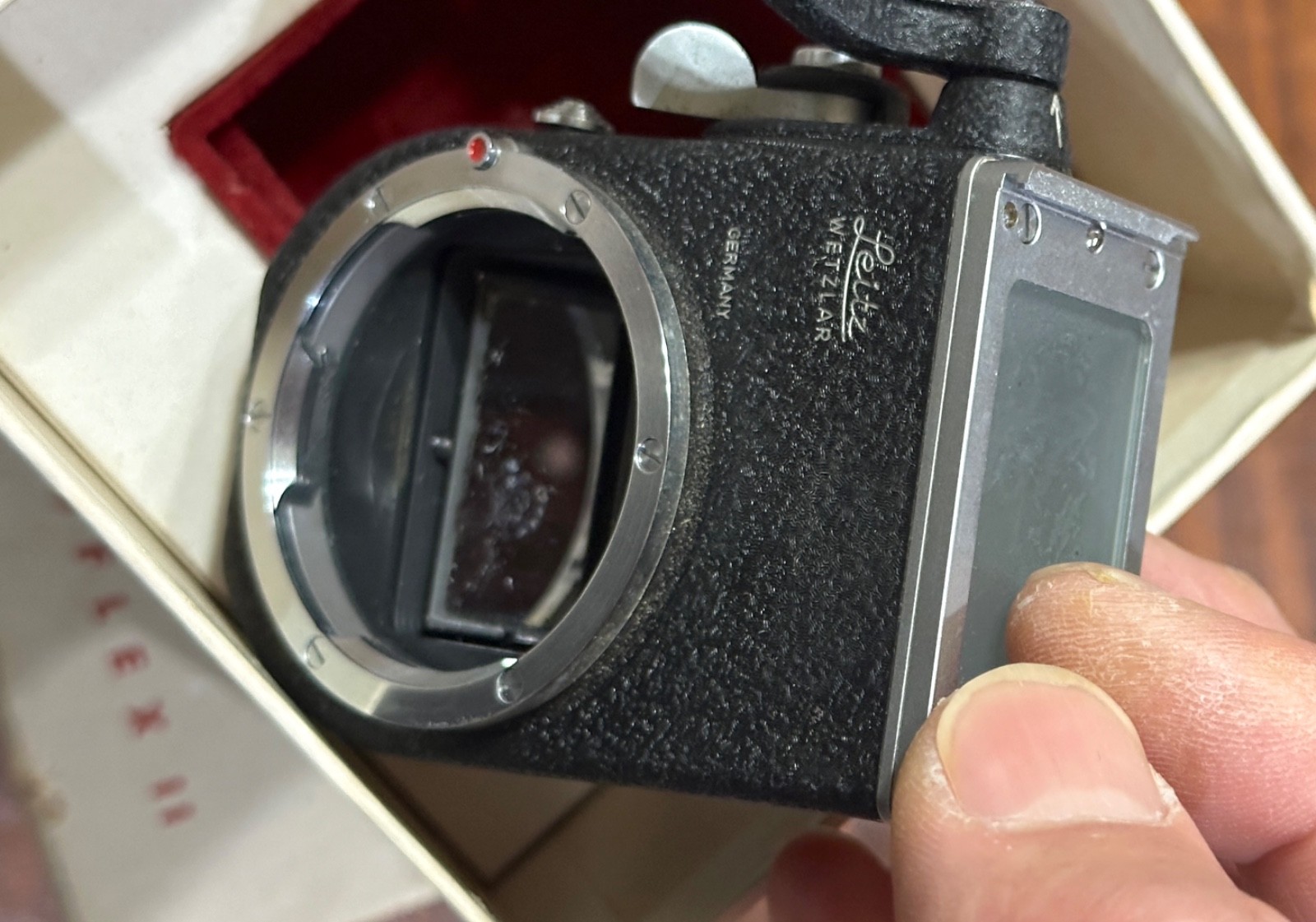 Leica Leitz Wetzlar 16455 Visoflex II Mirror Housing Assembly OTDYM for Leica M