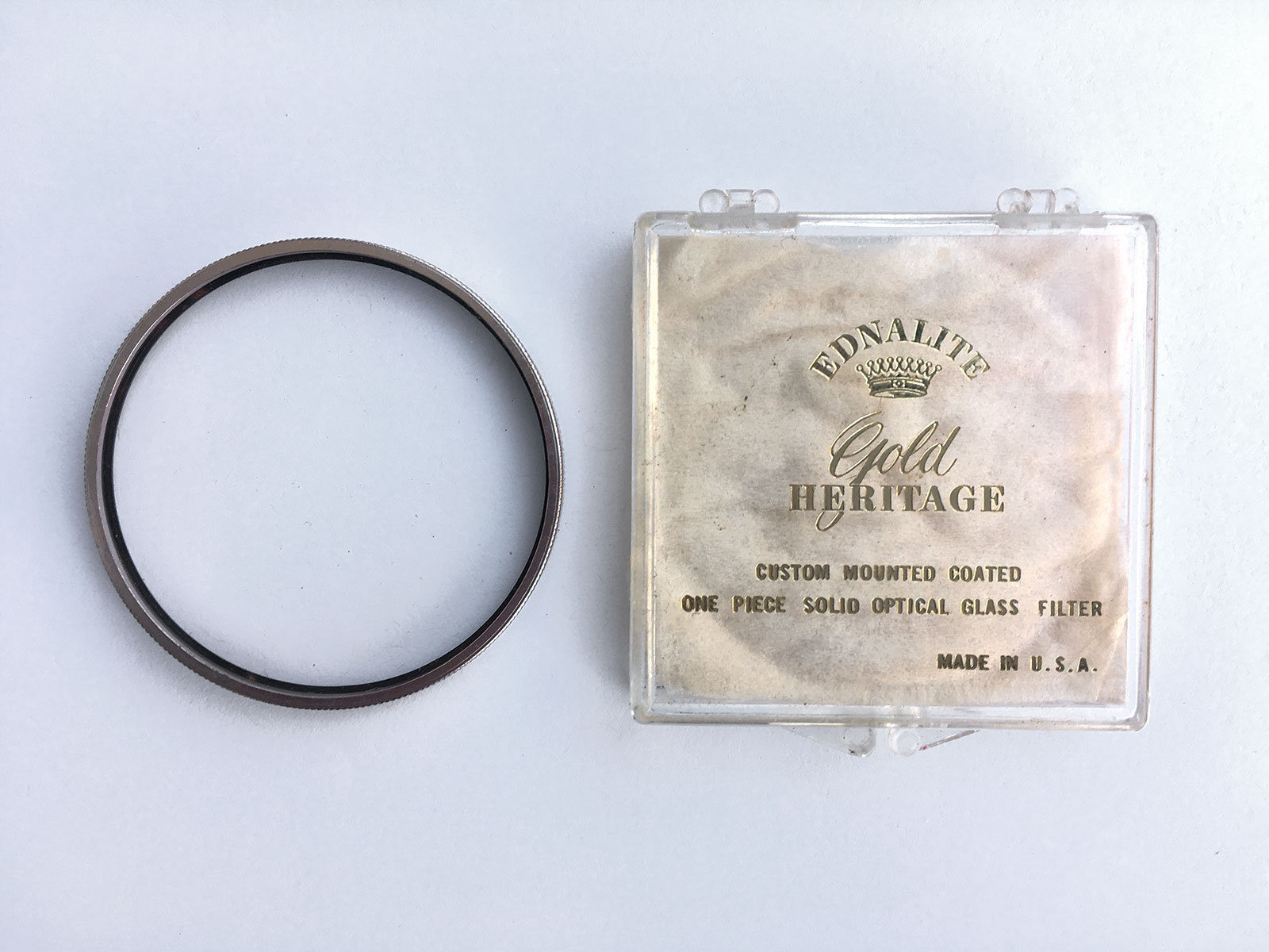 3 Vintage filters – Tiffen Photar Yellow, Sky & Ednalite Portrait with boxes