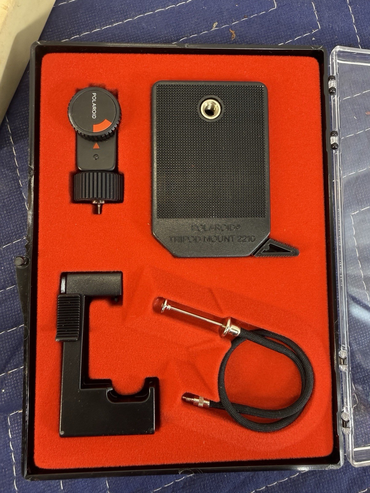 Polaroid Pronto Camera Accessory Set #186 Self-Timer Release Tripod Mount SX-70