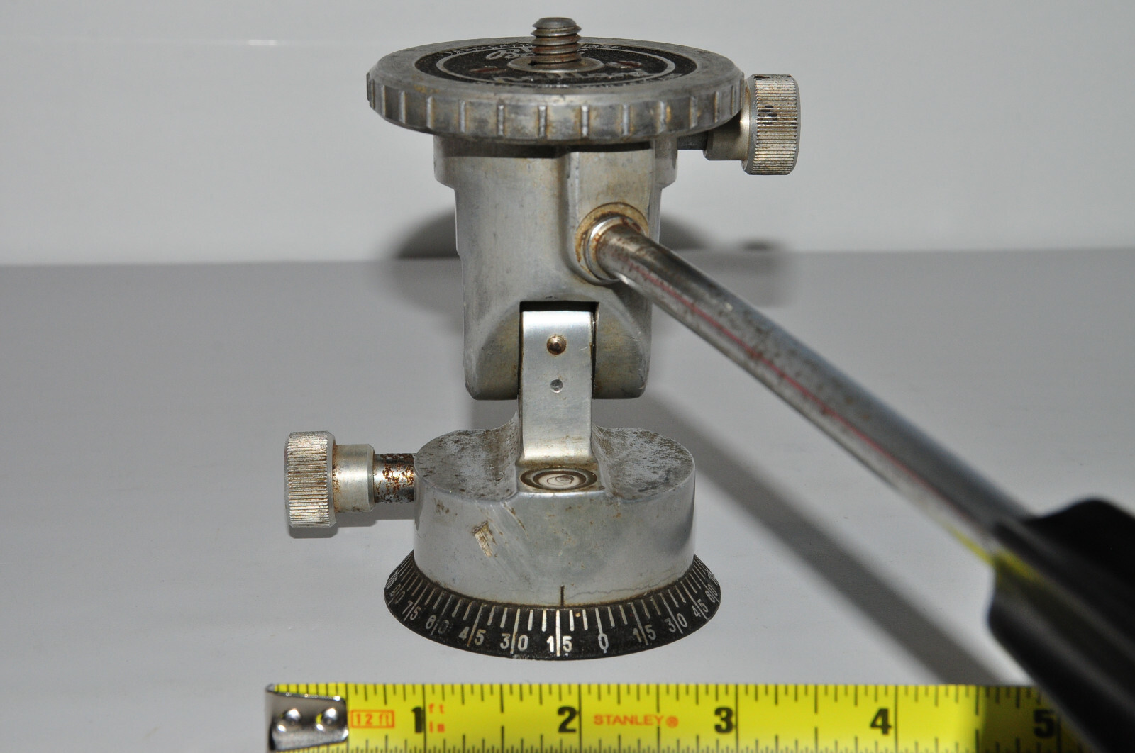 Bolex Paillard Adjustable Pan Tilt Tripod Head Switzerland Fabrication Suisse