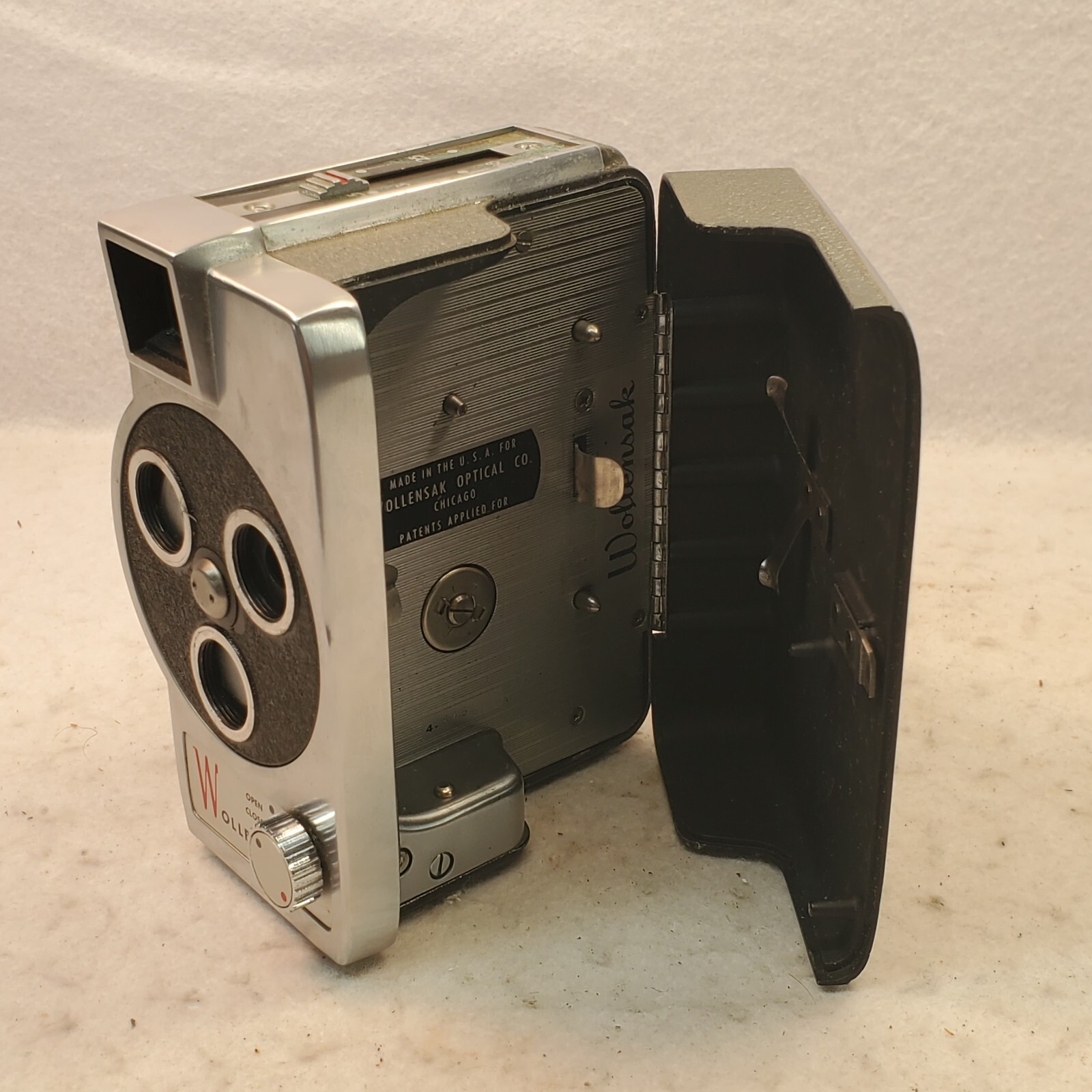 Wollensak Eight Turret Rotataing Lens Model 23 Camera For Parts Only