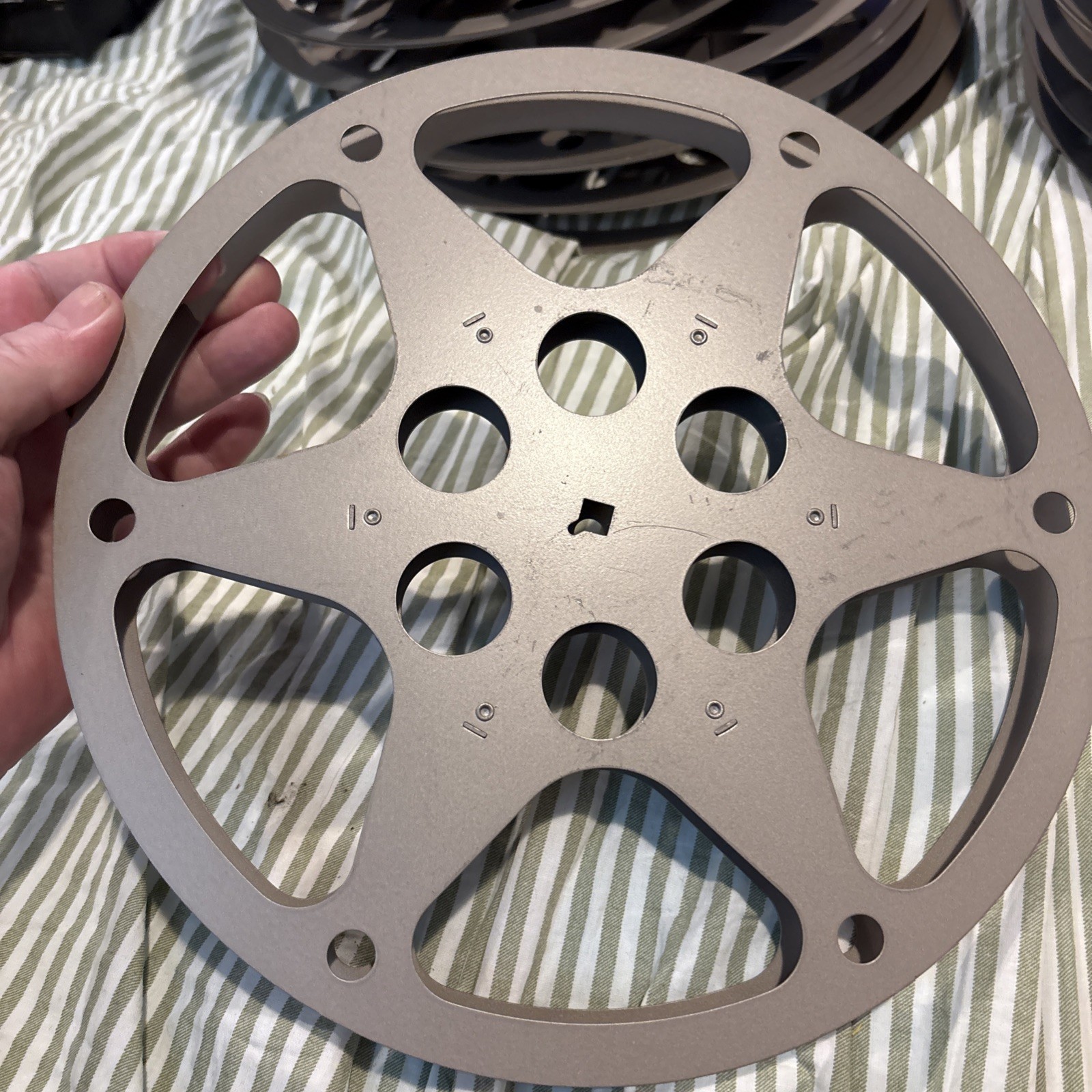 SCHERER 800′ 16MM Metal FILM REEL 800ft capacity