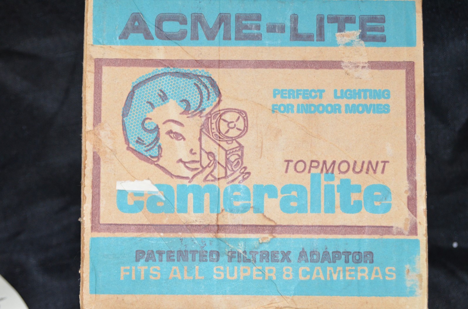Acme-Lite Model 96 Cameralite 250 Watts 120 Volt SUPER 8 Camera NOS NEW Vintage