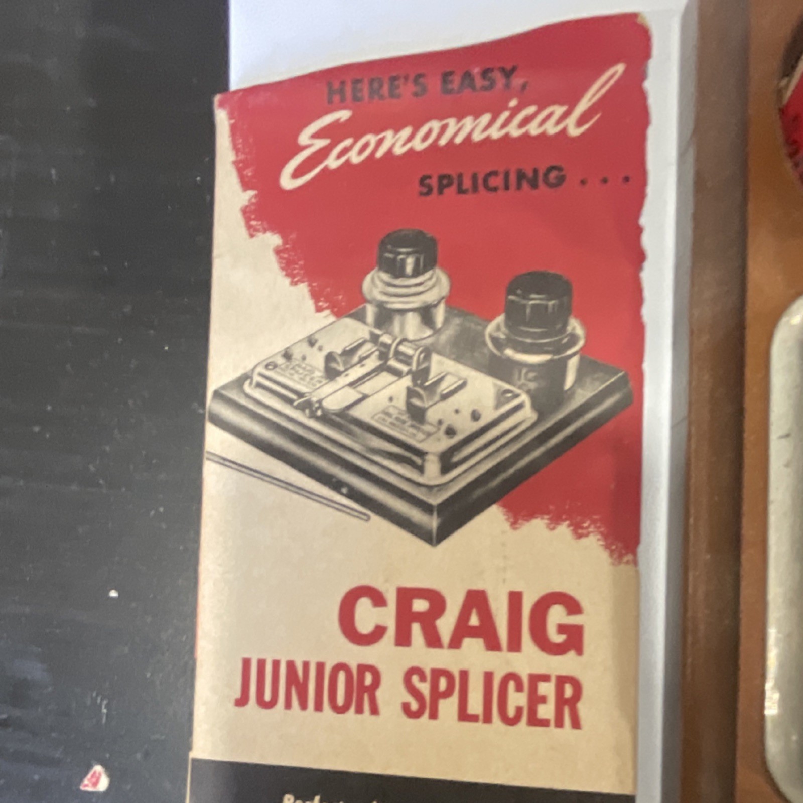 VTG Craig JR Splicer 8 mm 16 mm Safety Film Cement and Original Box Untested