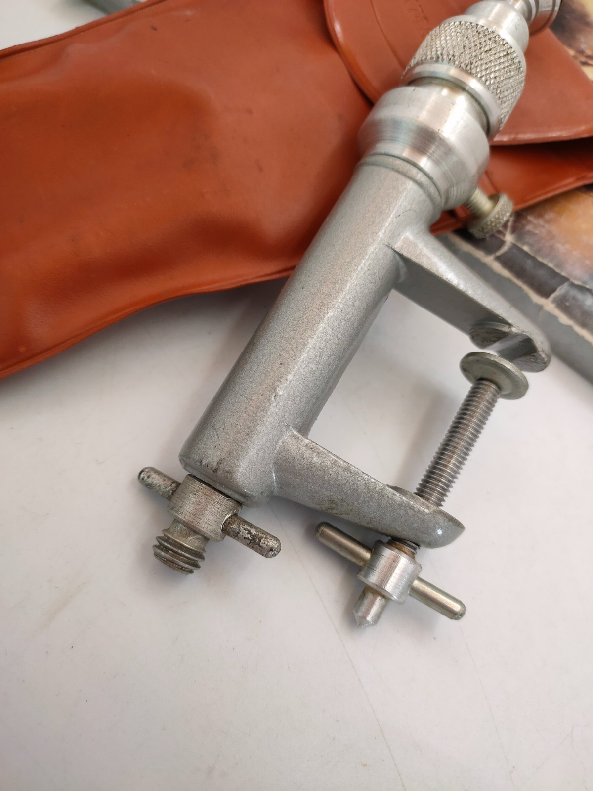 Universal photo tripod with original case 1960е mount