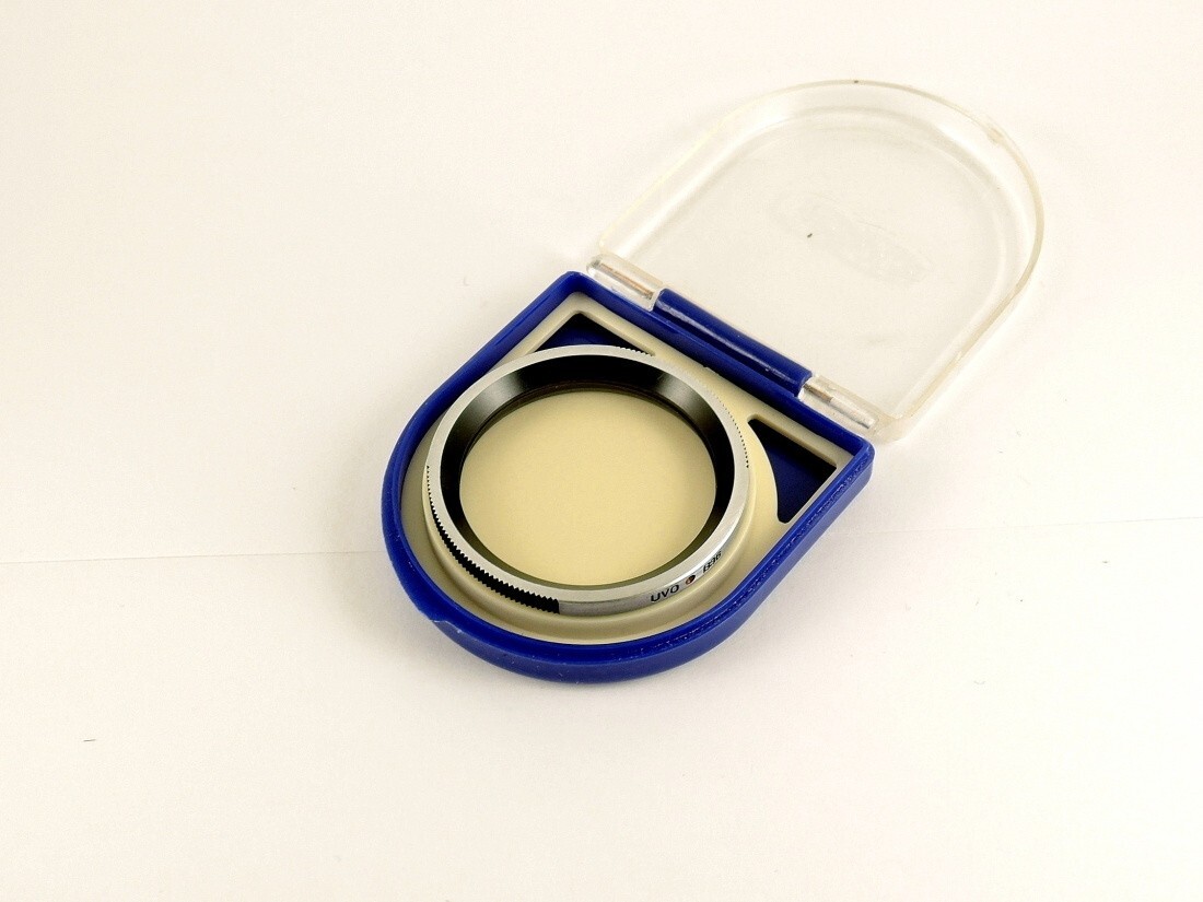 Flexaret UVO B36 Filter Meopta Accessories Bayonet +Right Blue Box Used