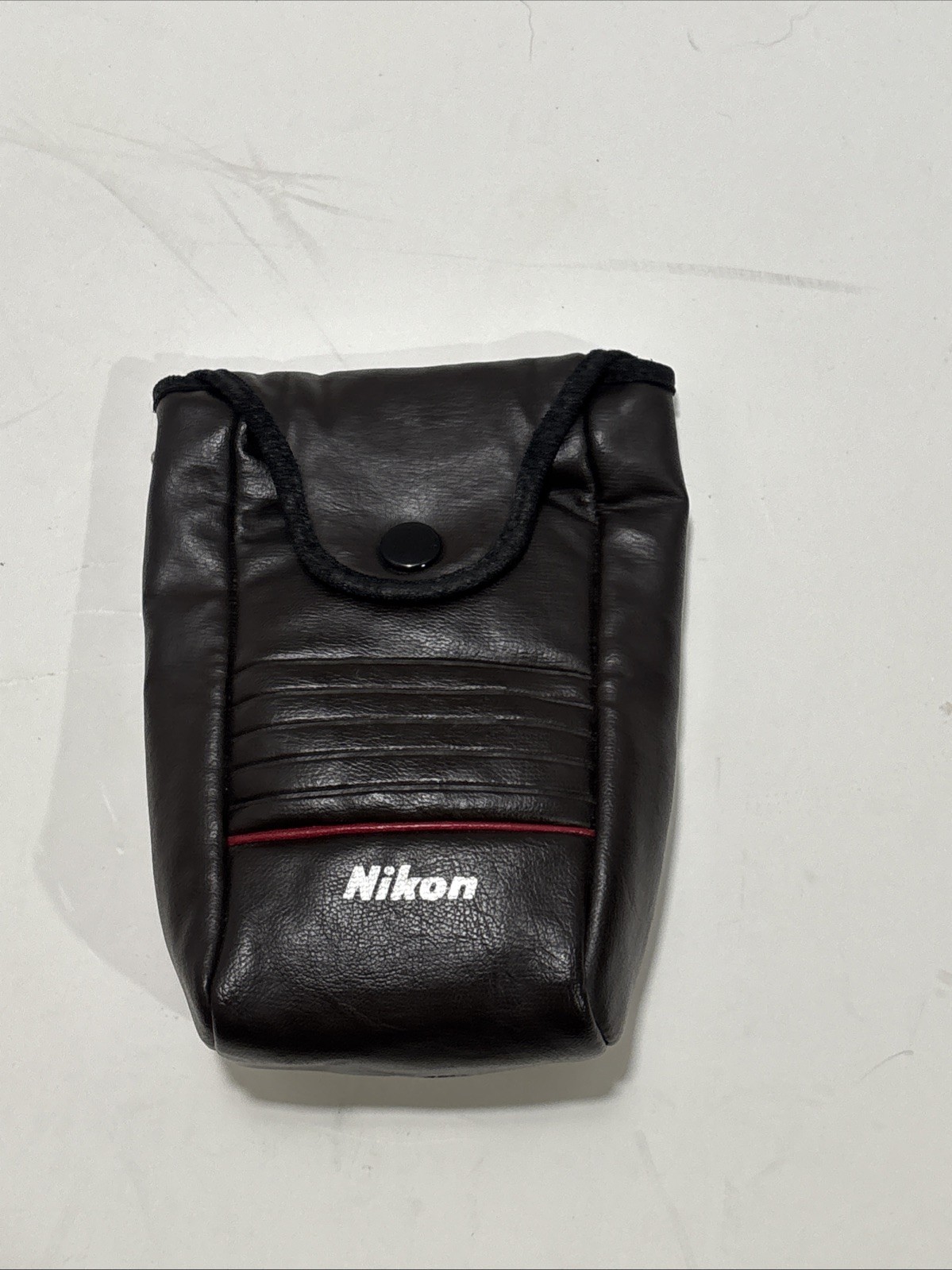 Nikon CS-L35A Vintage Brown Leather Camera Bag Made in Japan