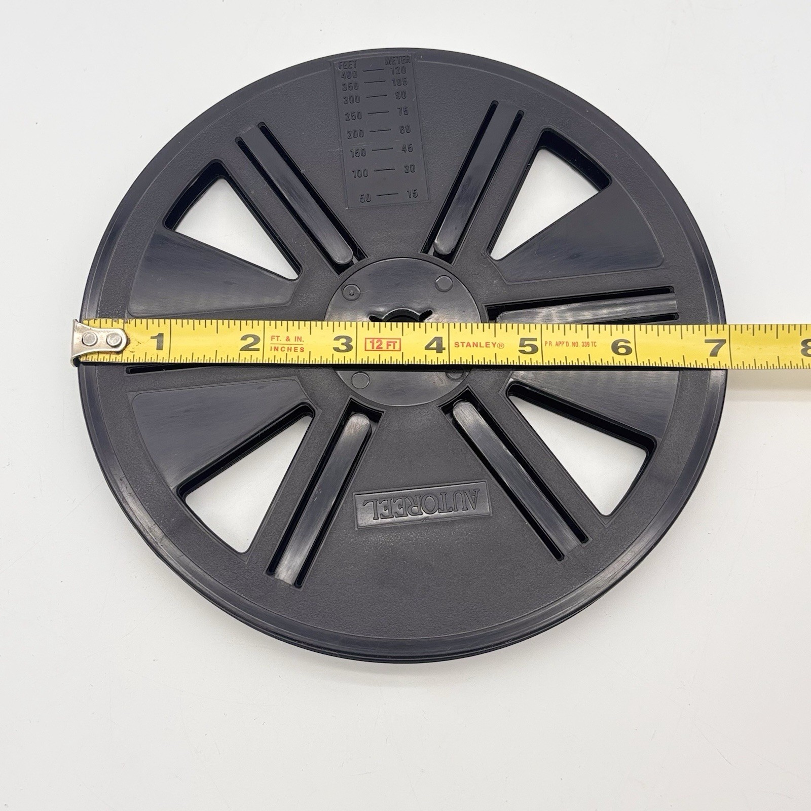 Magnon 8mm Empty Black Film Reel Autoreel 7” Diameter