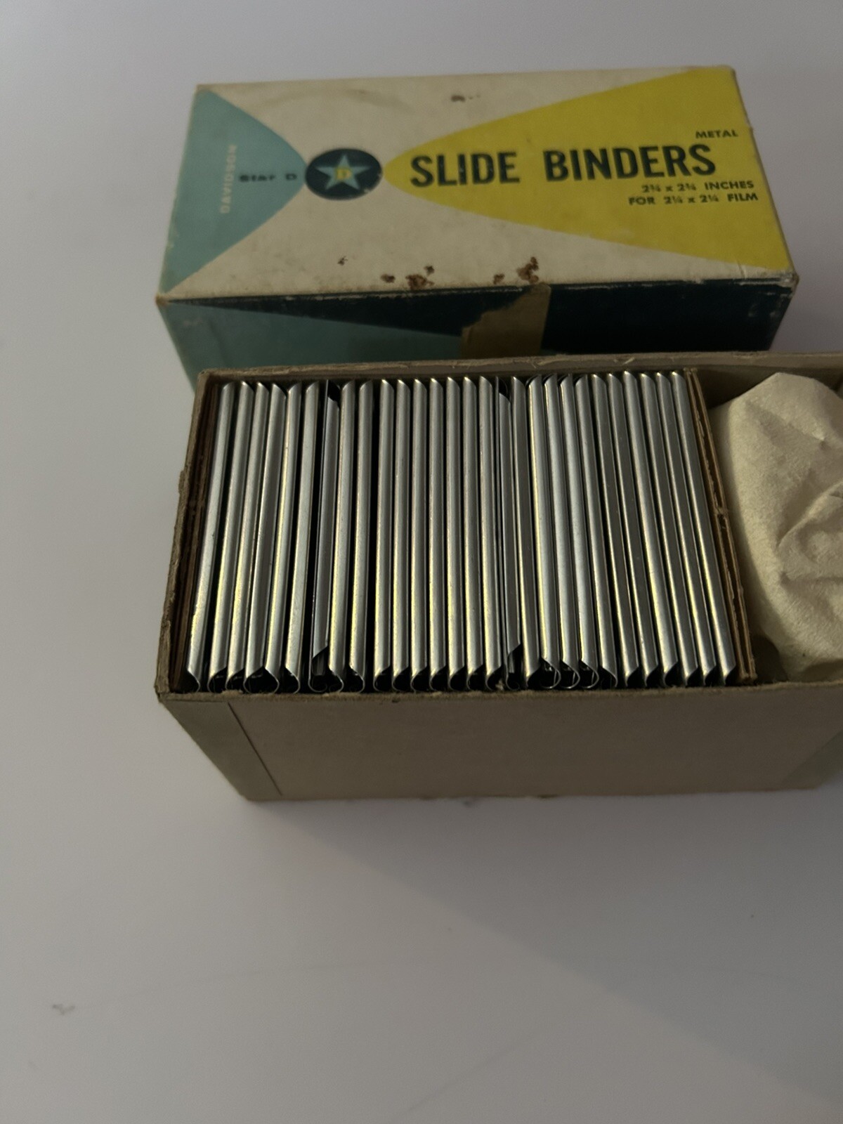 Davidson Star D 2 1/4 Slide Binders, for Film With Box