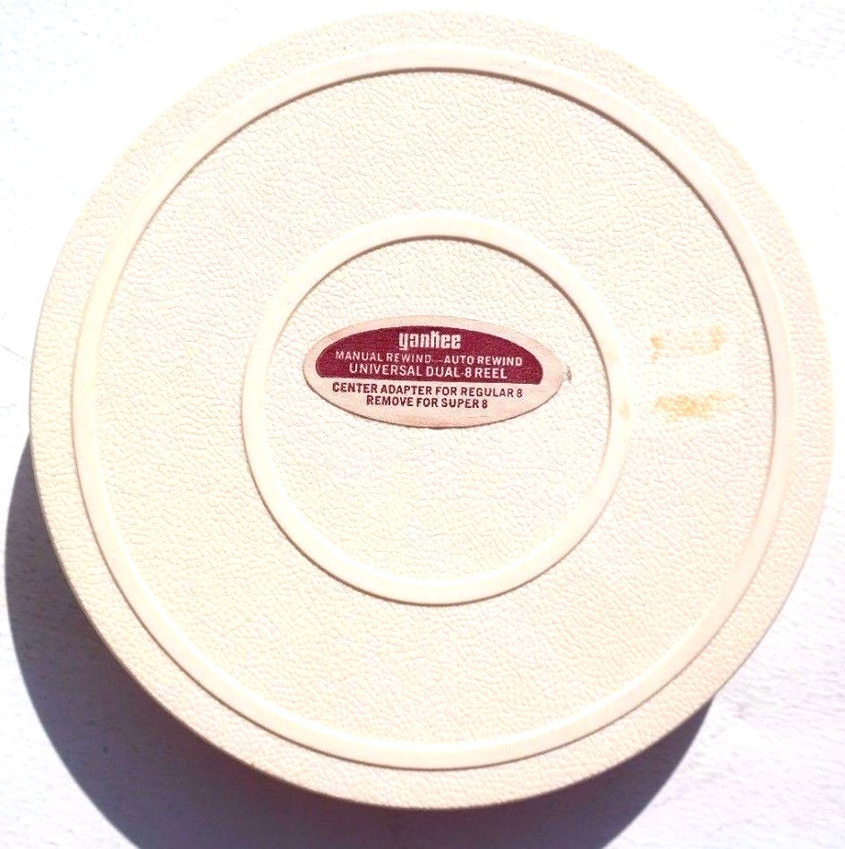 Vintage EMPTY / ACCESSORIES Yankee Manual Rewind UNIVERSAL Dual 8 Reel CASE