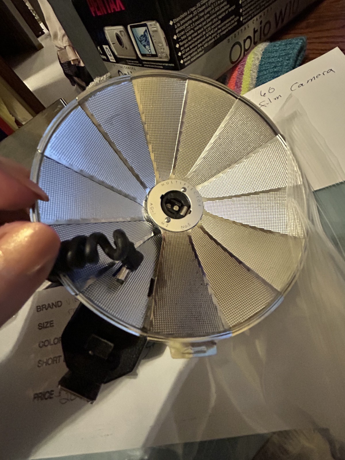 SEARS Flash Unit with Bulb Reflector and Bracket Vintage Photo Accessory(R)