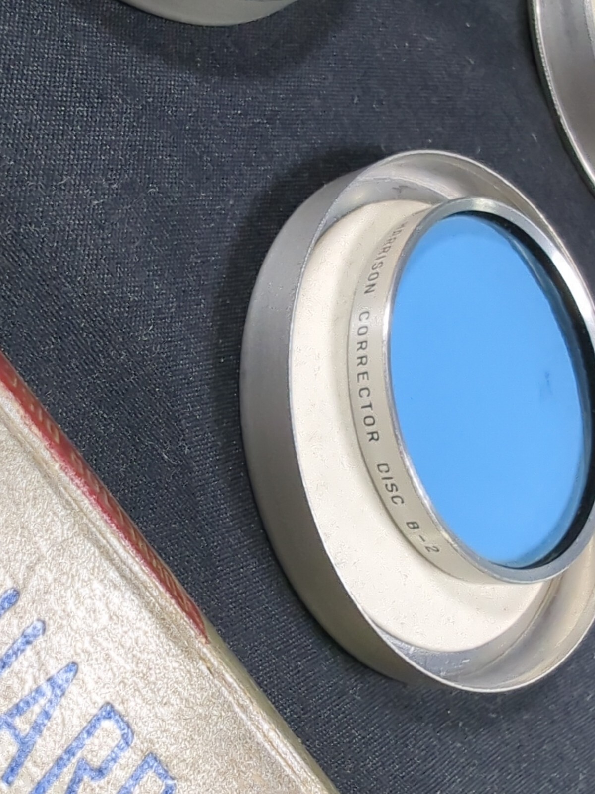 Vintage HARRISON CORRECTOR DISC No. 3 VI B-2 C-1/2 Camera Lens Disc Duraline