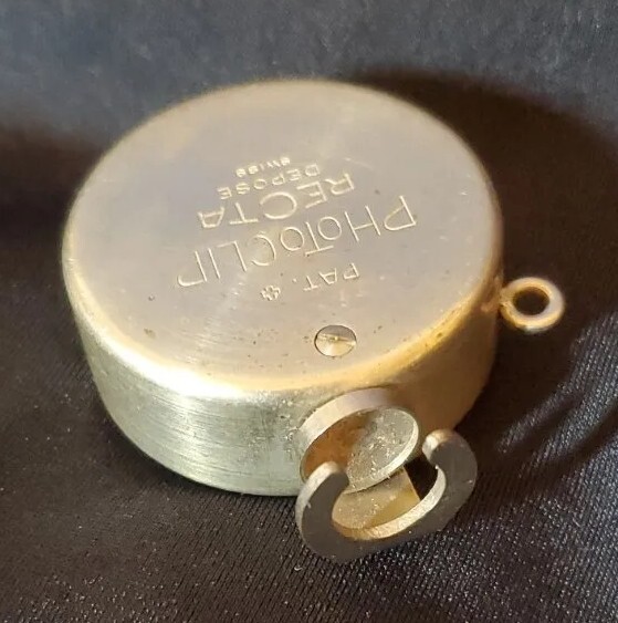 Vtg Swiss PHOTOCLIP RECTA Depose Self Timer Meter 1 MIN Camera Photography Tool
