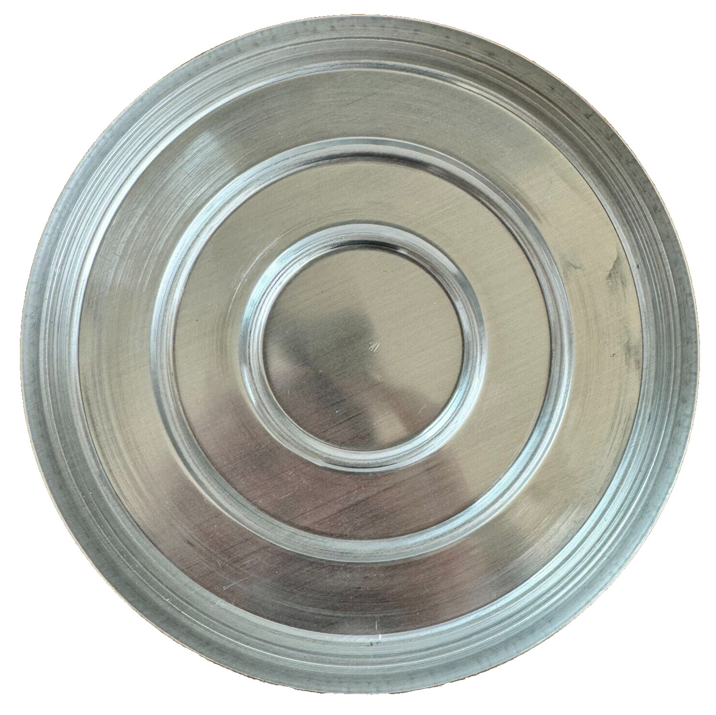 Bell & Howell 7″ Brown 400′ 8mm Film Take Up Reel In Aluminum Cannister