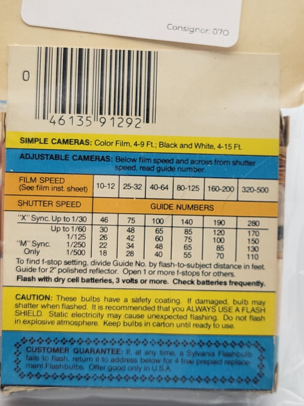Set Of 2 Sylvania 12 Pk Flash Bulbs Blue Dot AG1B NOS Vintage – Total 24 Bulbs