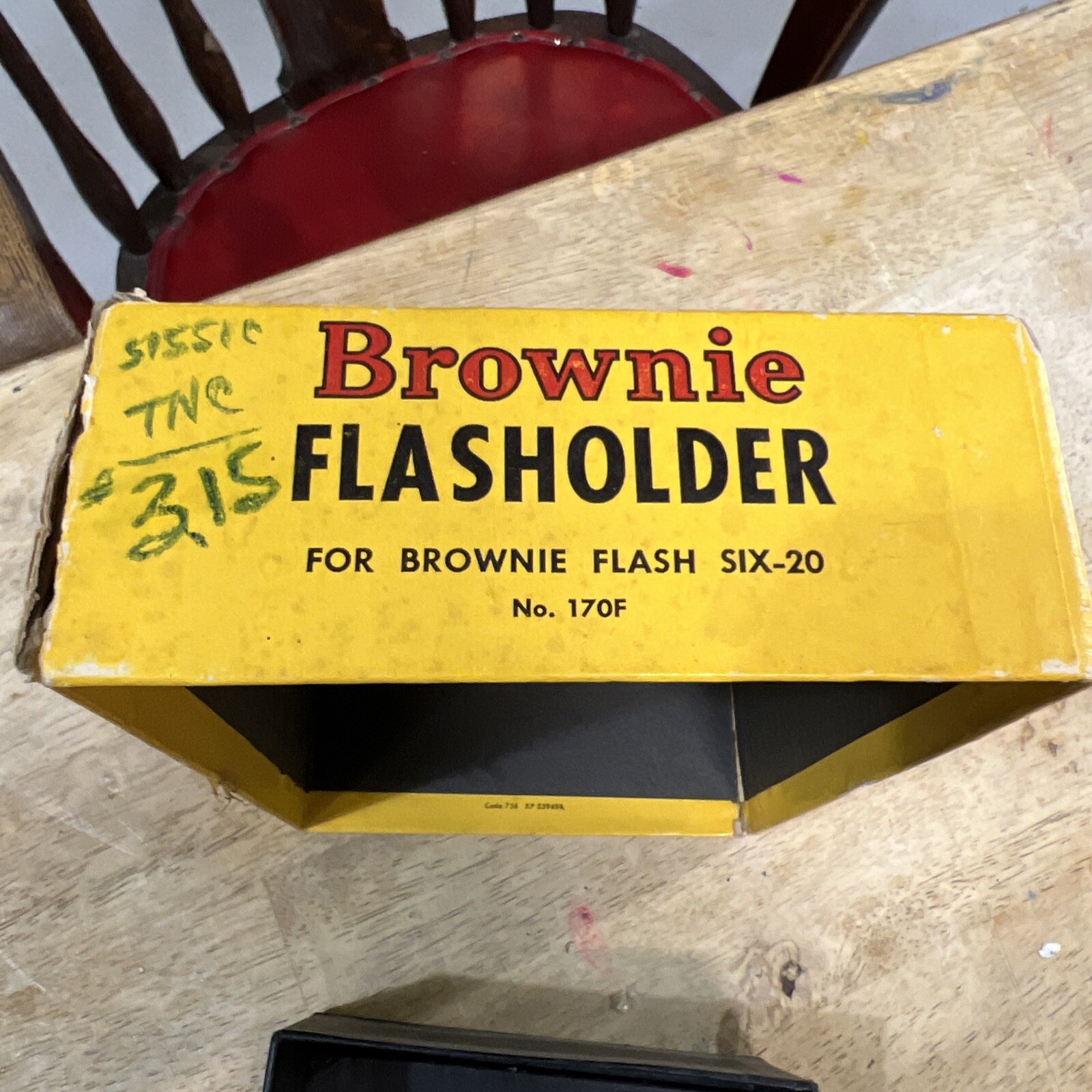Brownie Flasholder for Brownie Flash Six-20 Camera With Original Box