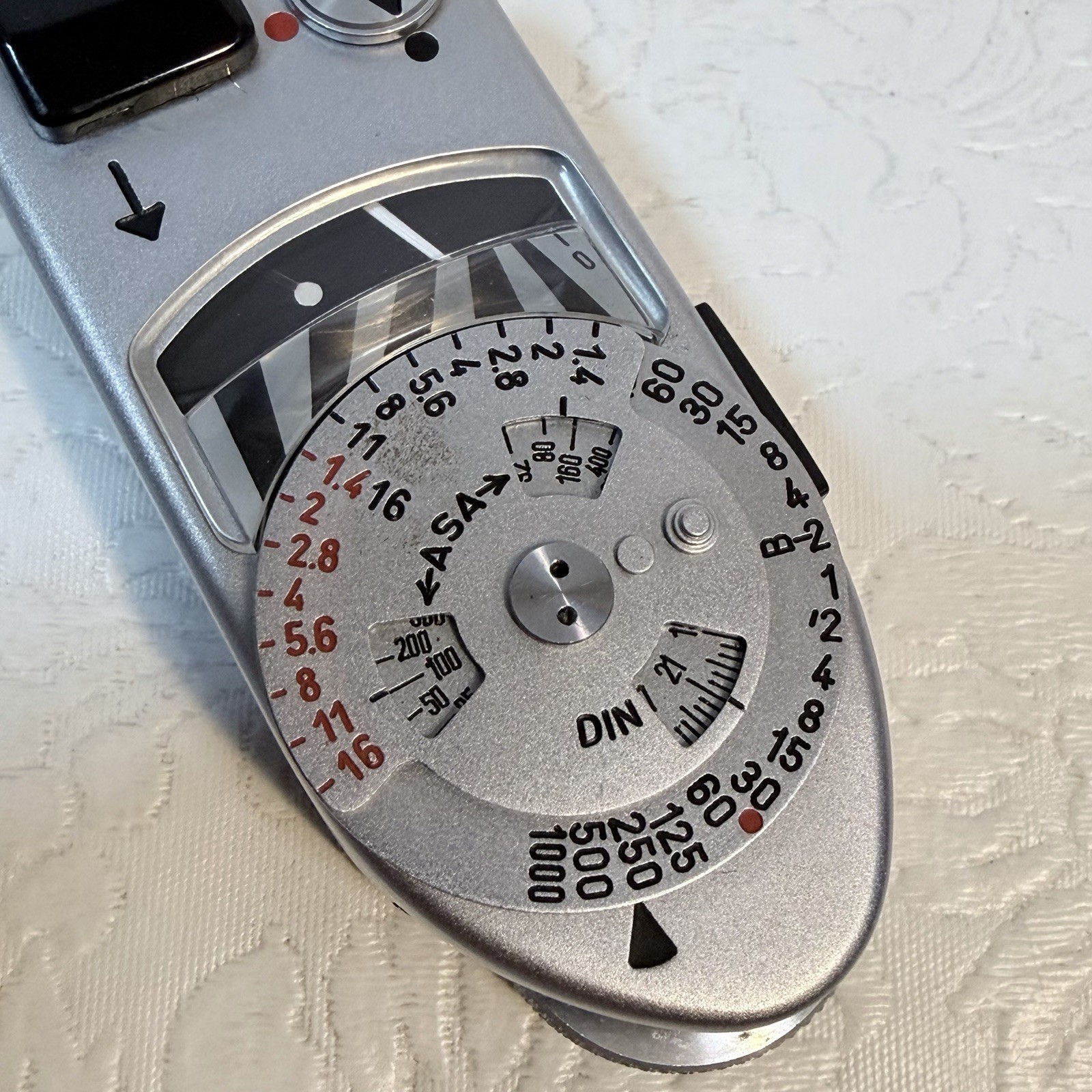 Leica Light Meter MR Chrome For Leica M Camera WORKING Box, Papers, New Battery