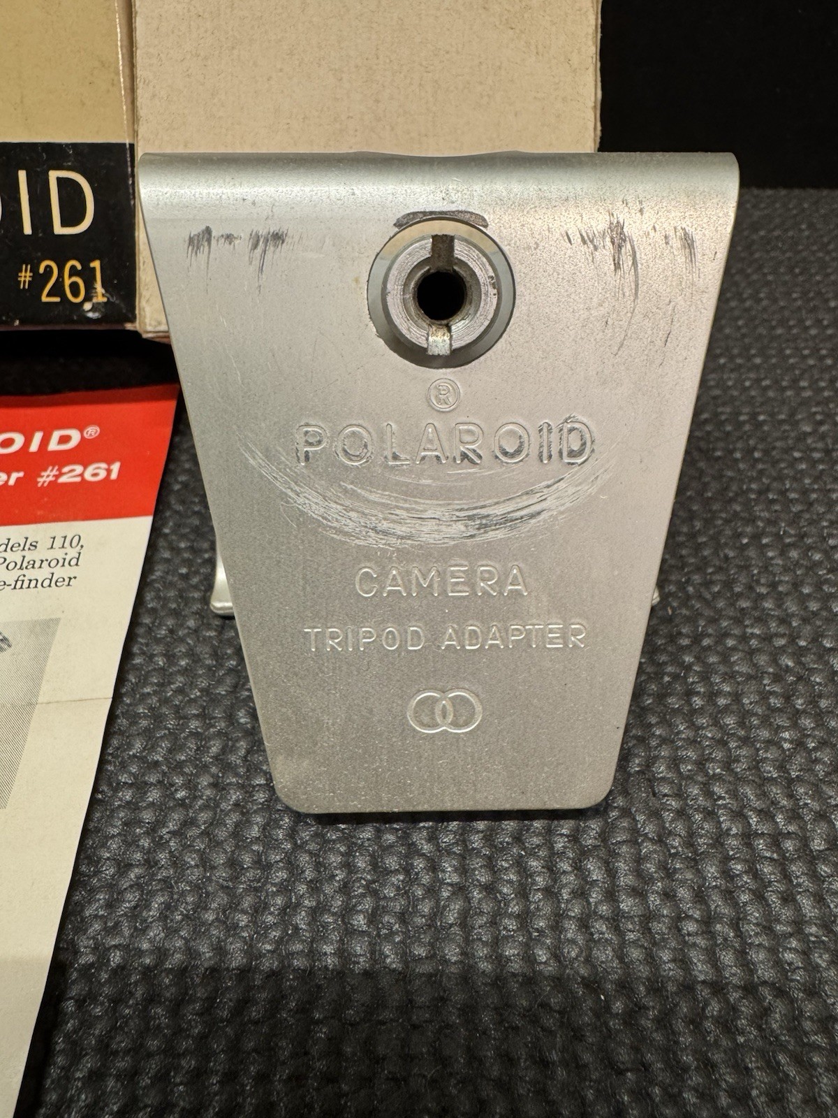 Polaroid Model 261 Tripod Adapter – In Box W/ Manual
