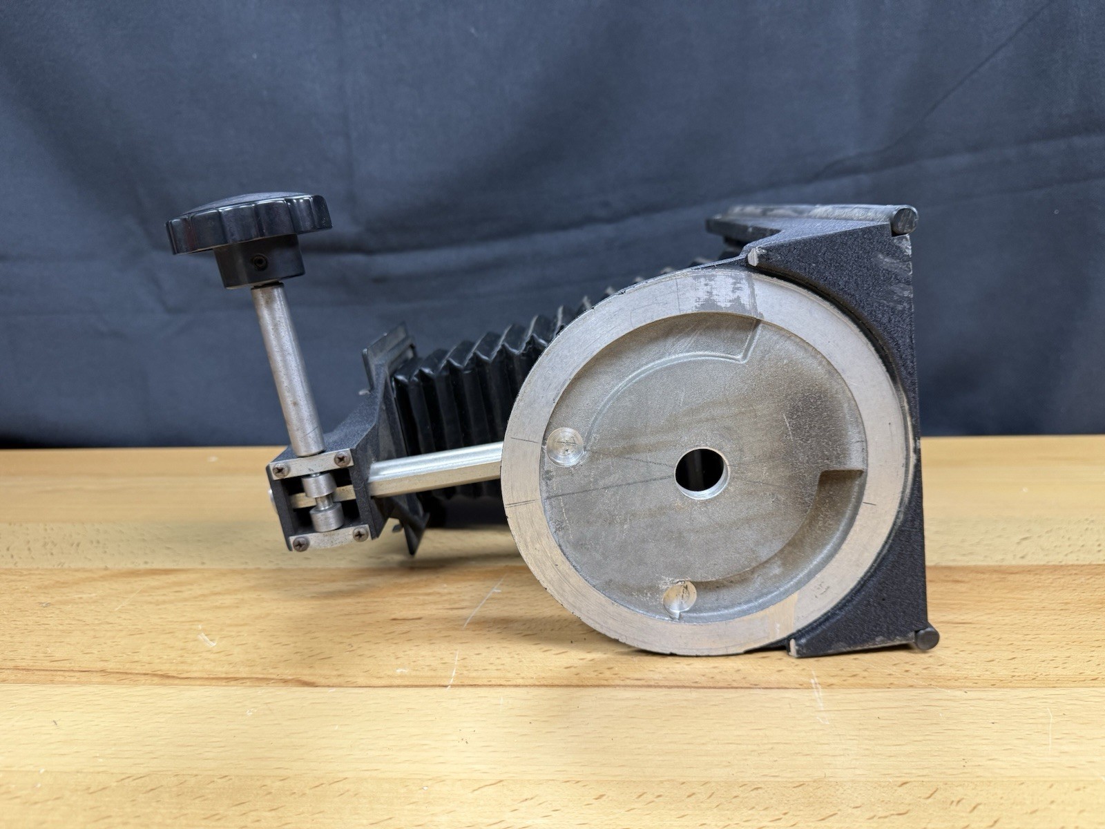Vintage Large Format Camera Bellows Extension Rail Copy Stand Attachment