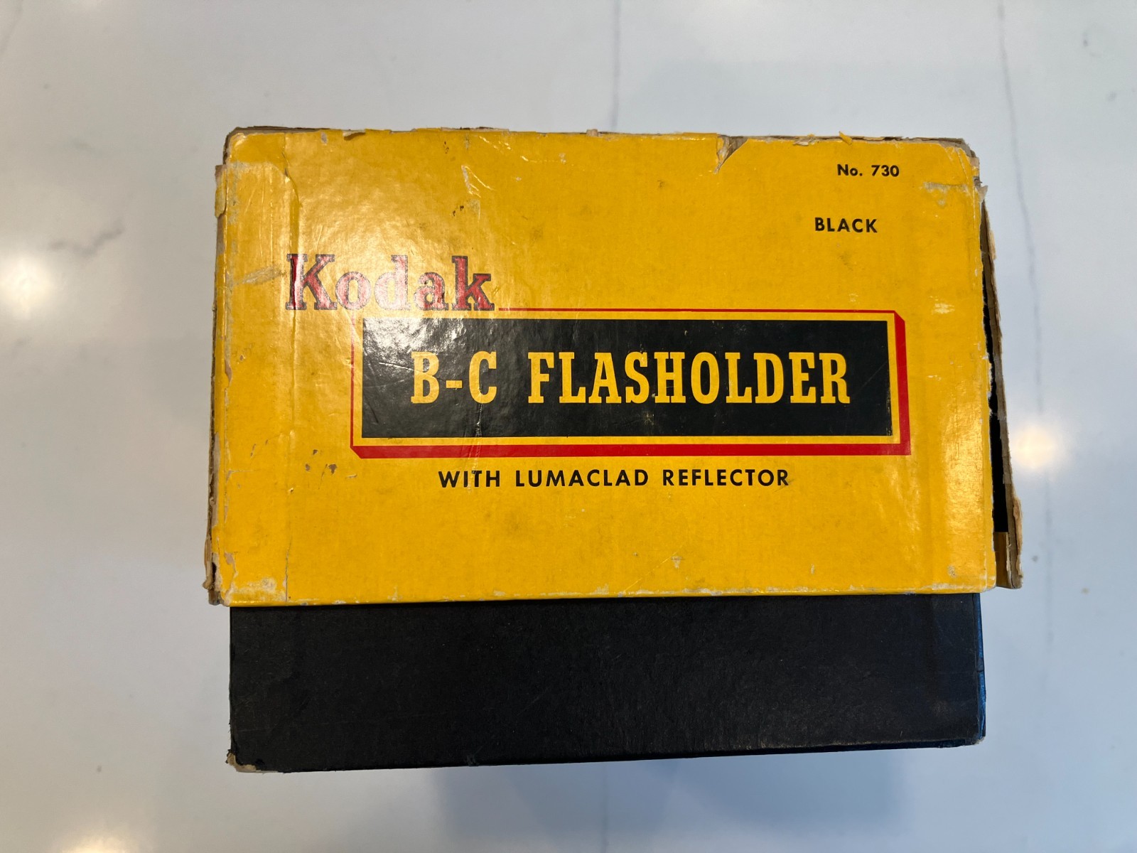 Kodak B-C Flashholder Flash Bulb Holder with Lumaclad Reflector in Box Model 730