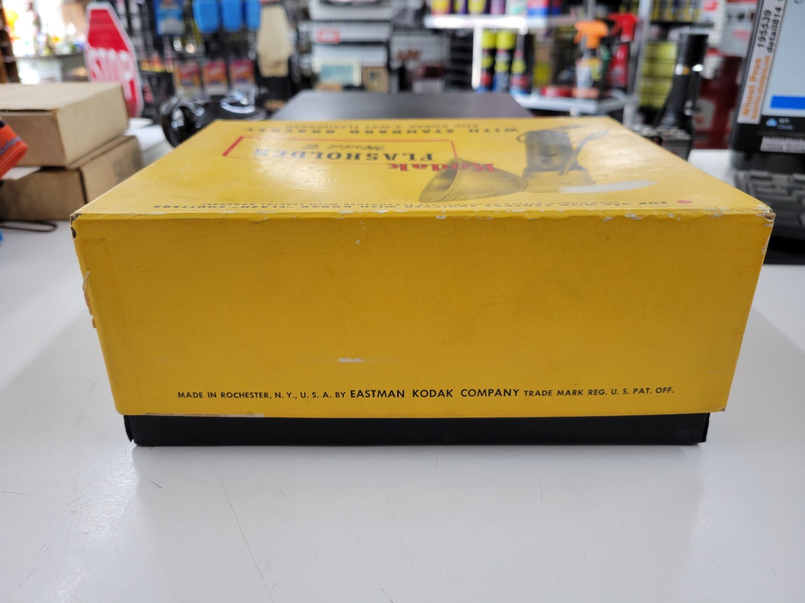 Vintage Kodak Flasholder Model B USA Original Box & Bracket 2 Way Flashguard