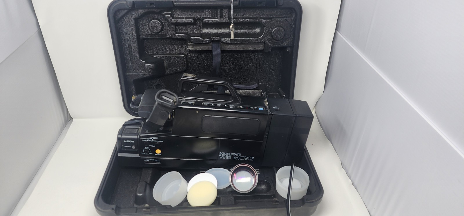 Vintage Sears VHS Camcorder Movie Camera Model 934.53744950 Japan w/ Hard Case