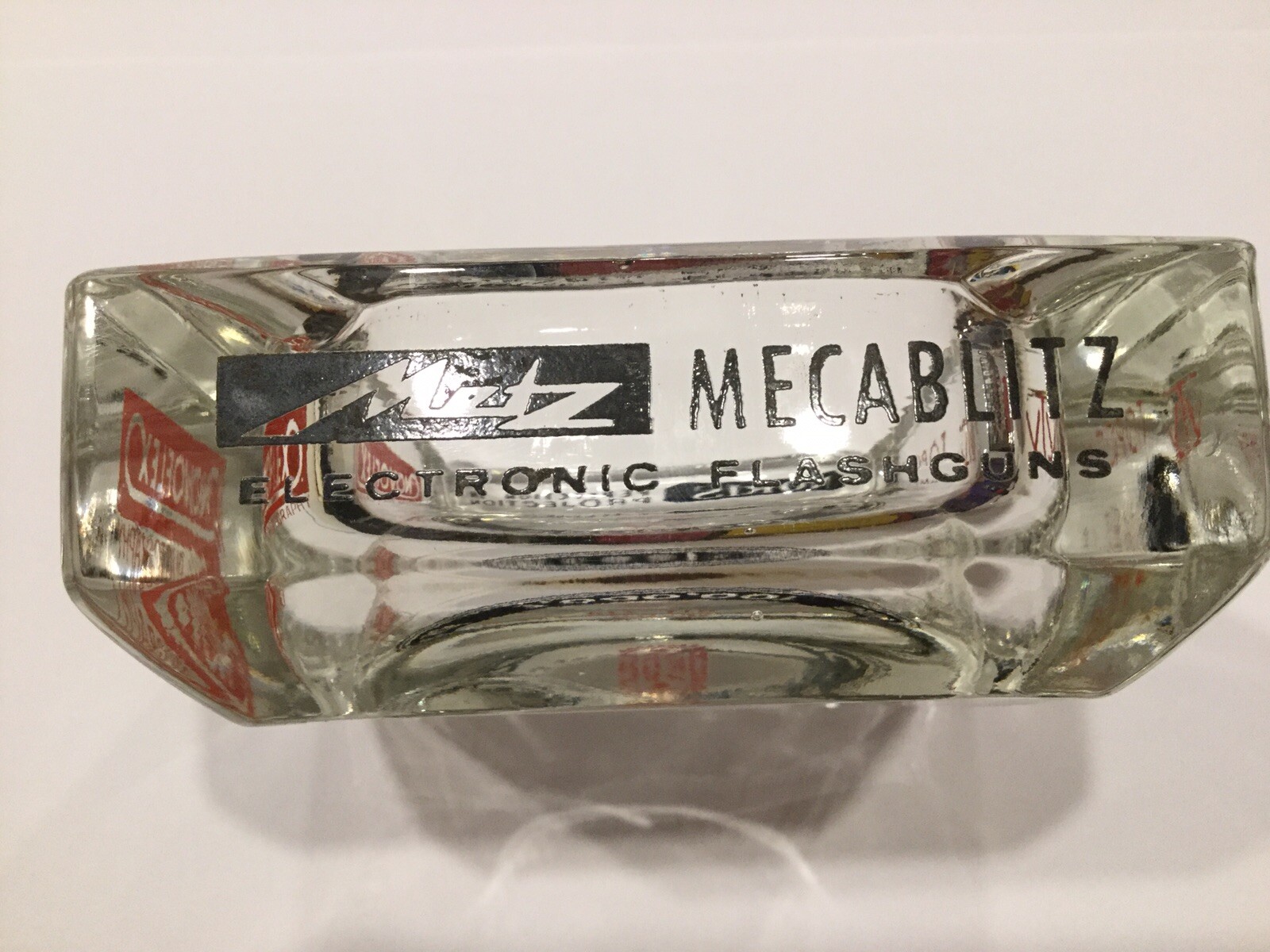 Rare Vintage TOPCON NORIS SCHNEIDER KREUZNACH LENS NOVOFLEX Dealer Ashtray c1950