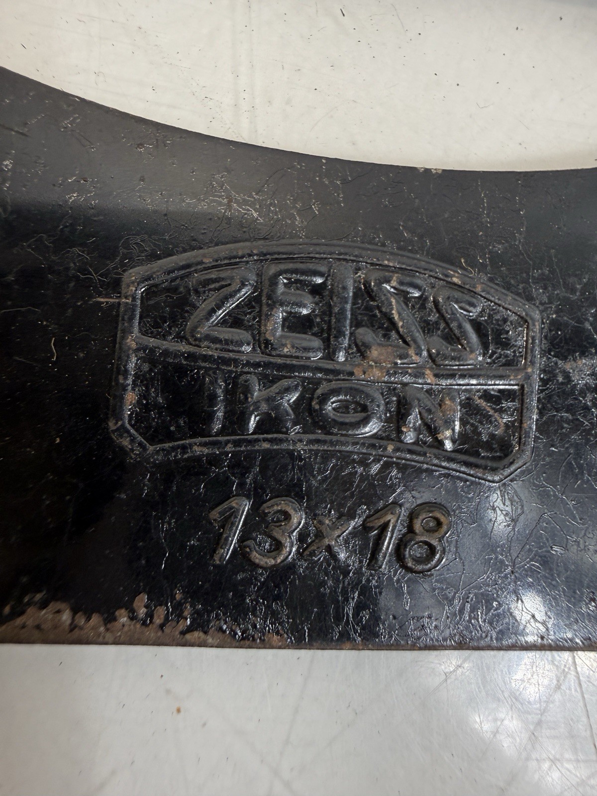 Vintage Zeiss Ikon 13×18 Metal Reducing Adapter Mask Plate Insert Germany